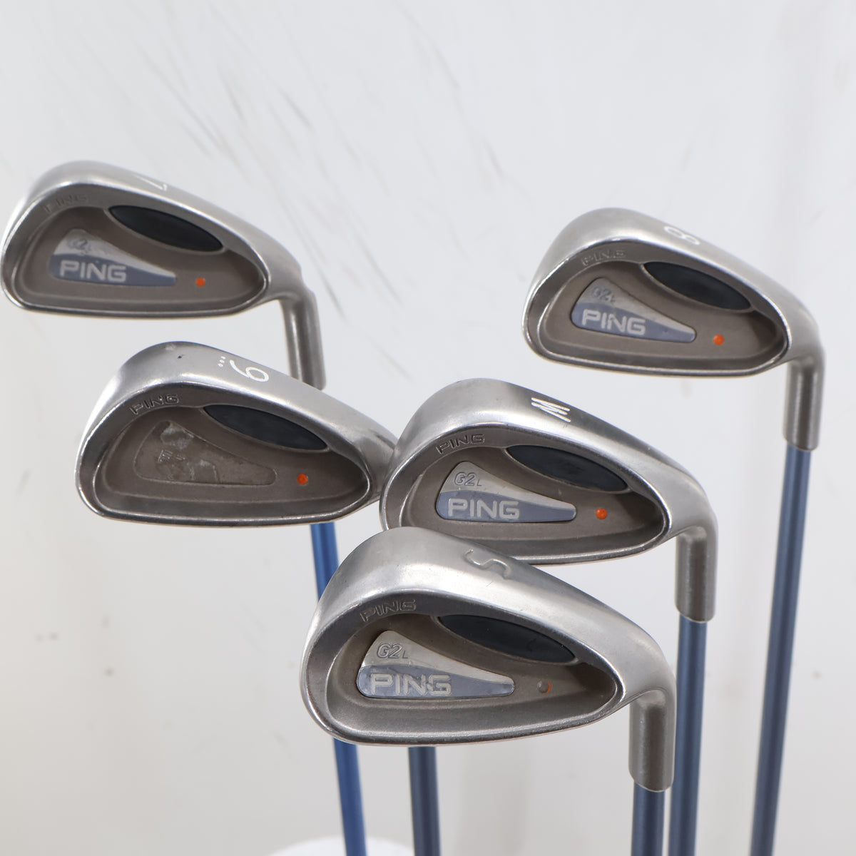PING G2L Womens Ladies Iron Set 7-W,S Orange Dot Graphite Right Hand G-164275