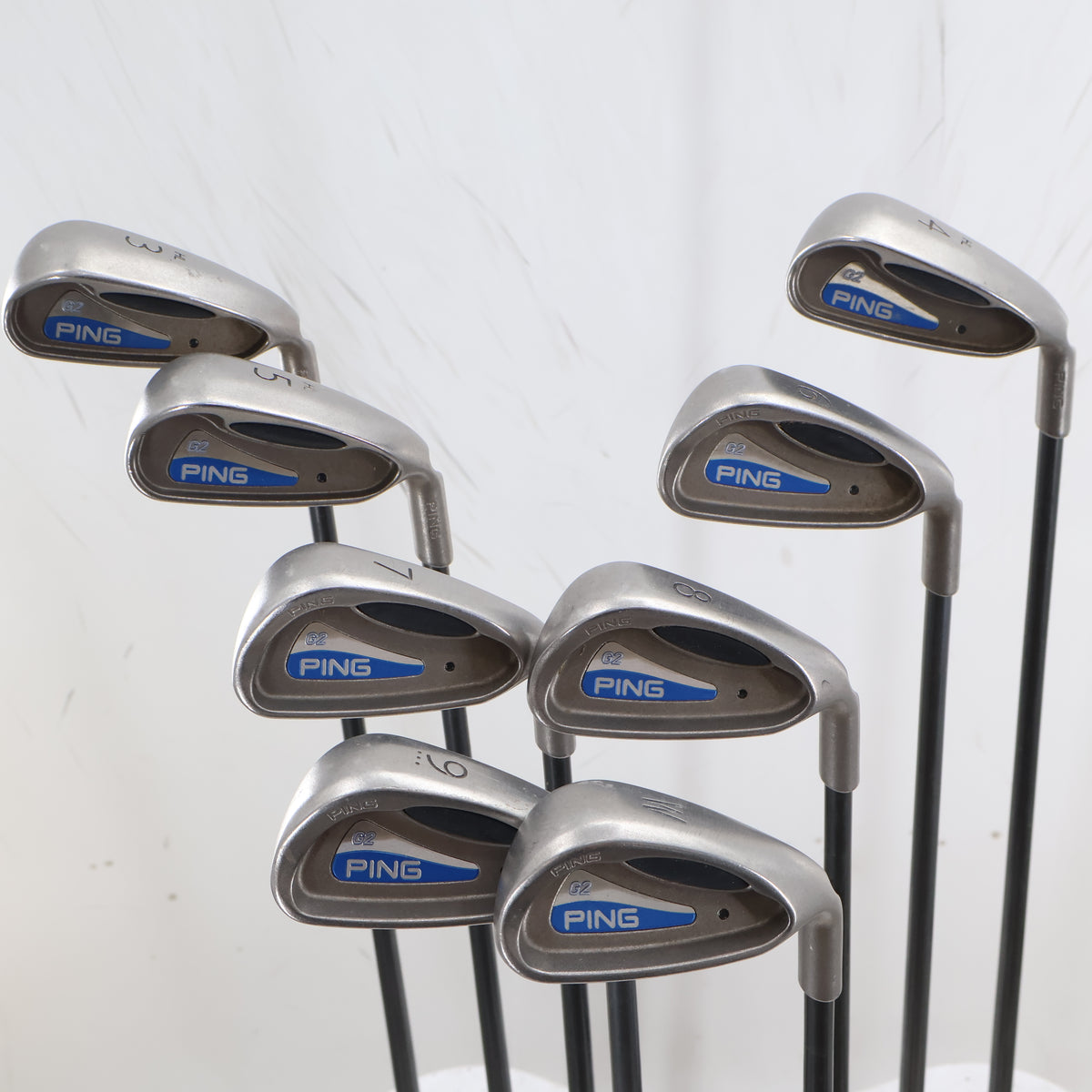 PING G2 Iron Set Black Dot 3-W Black Dot Graphite Regular Right Hand G-164274