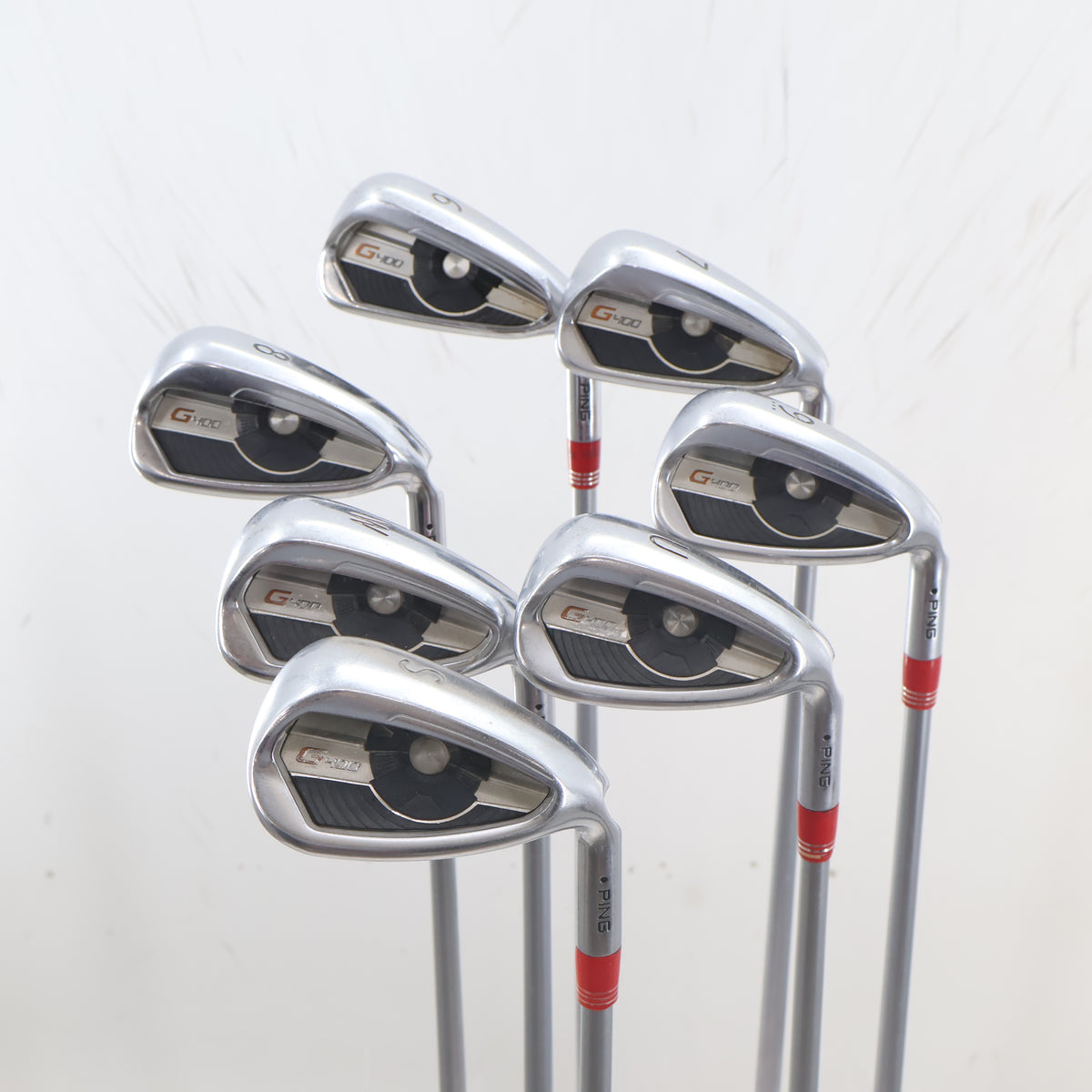 Ping G400 Iron Set 6-W,U,S Graphite Fujikura Vista Pro 60i Regular Flex A-164230