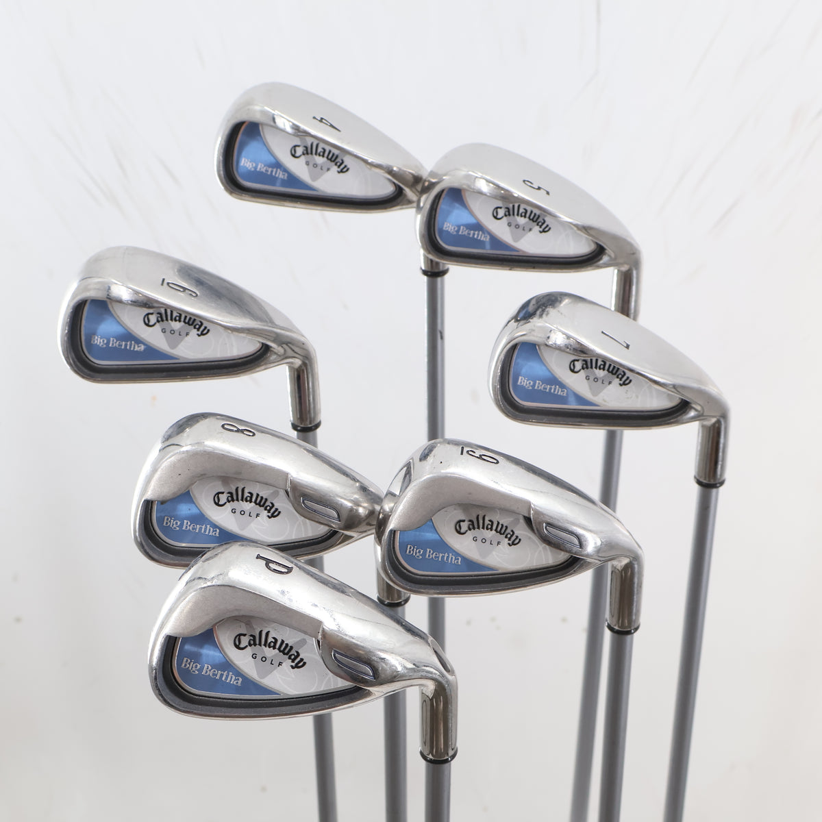 Callaway Big Bertha Iron Set 4-P Graphite Womens Ladies Flex Right Hand A-164235