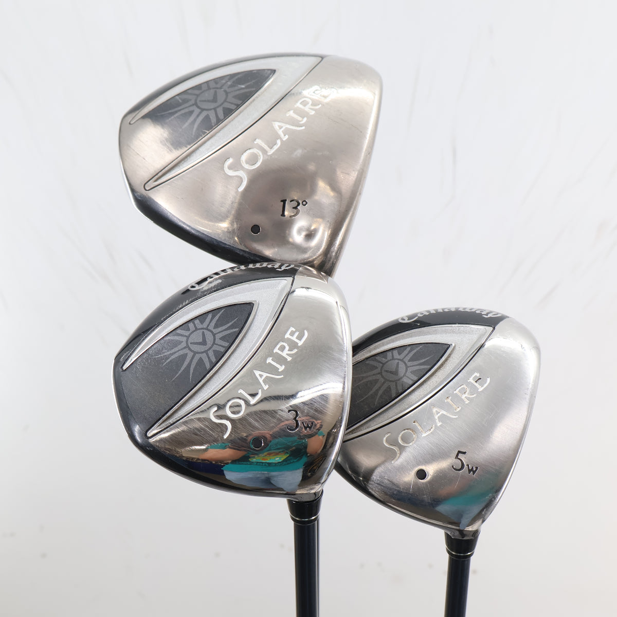 DENT Callaway Solaire Women's 1, 3, & 5 Wood Set Ladies Right Hand S-164459