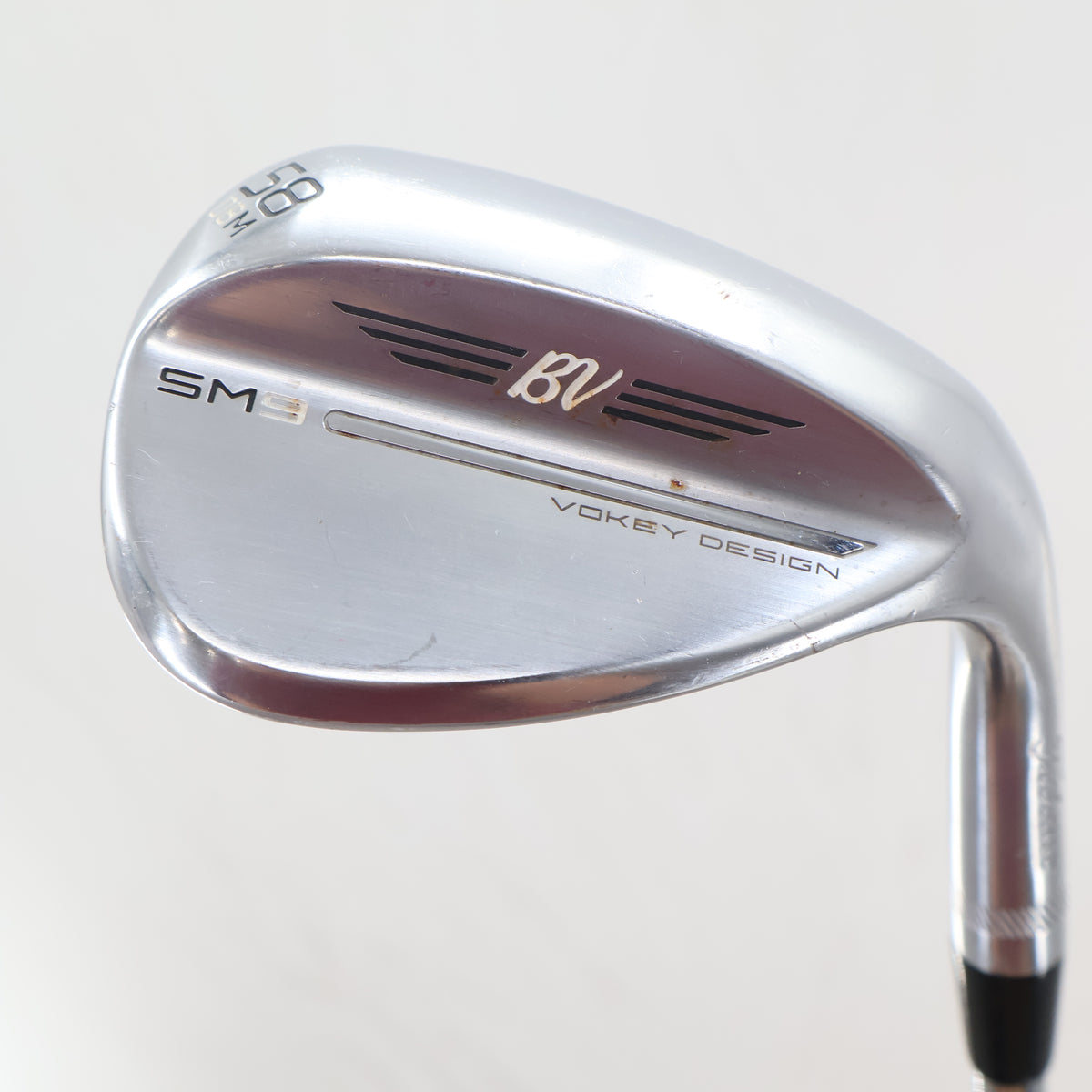 Titleist Vokey SM9 Tour Chrome Lob Wedge 58 Deg 58.08 M-Grind Steel RH S-164473