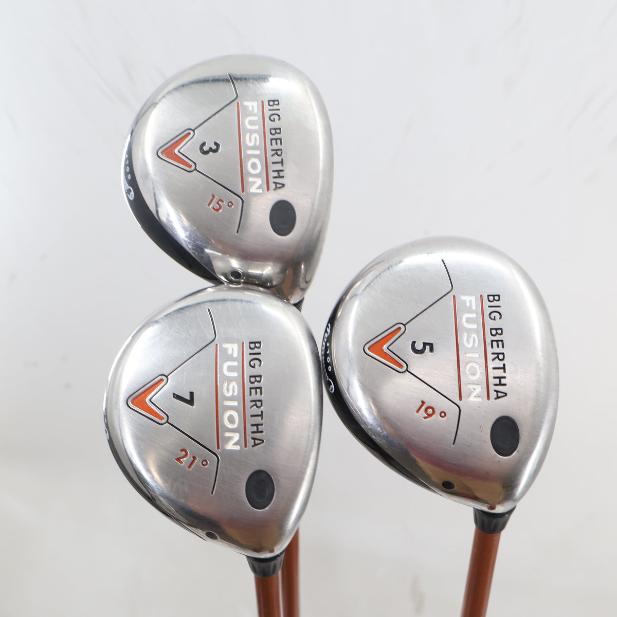 Callaway Big Bertha Fusion Women's 3, 5, 7 Wood Set Aldila L Ladies RH S-164484