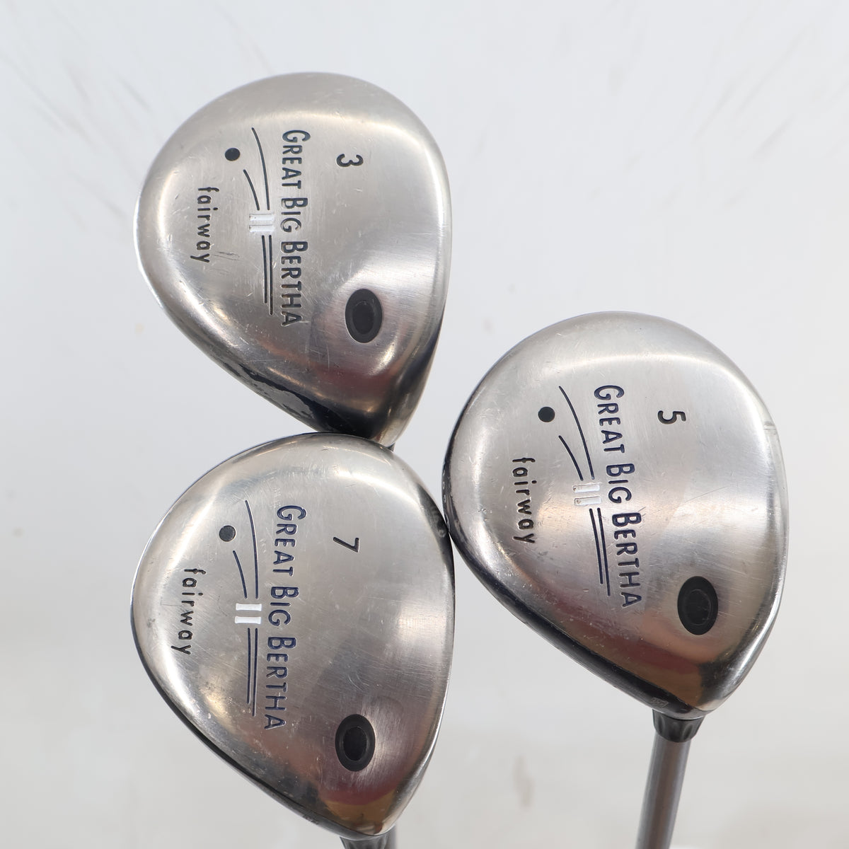 Callaway Great Big Bertha II Women 3, 5, 7 Wood Set Graphite Ladies RH S-164485