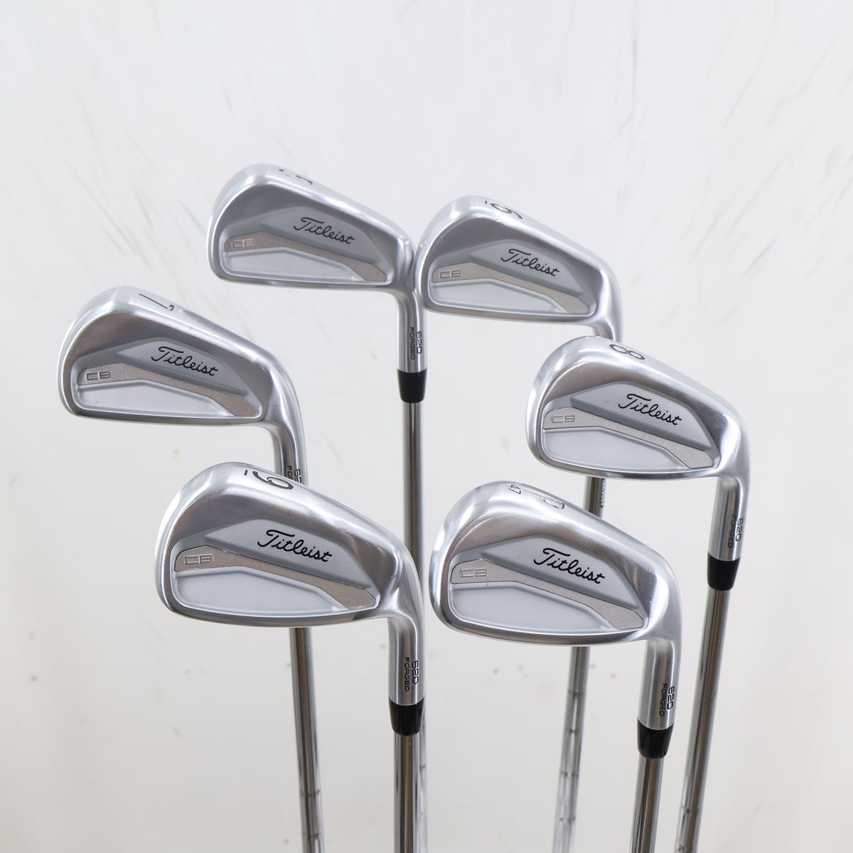 Titleist 620 CB Iron Set 5-P Steel KBS Tour Lite Stiff Flex Right Hand A-164237
