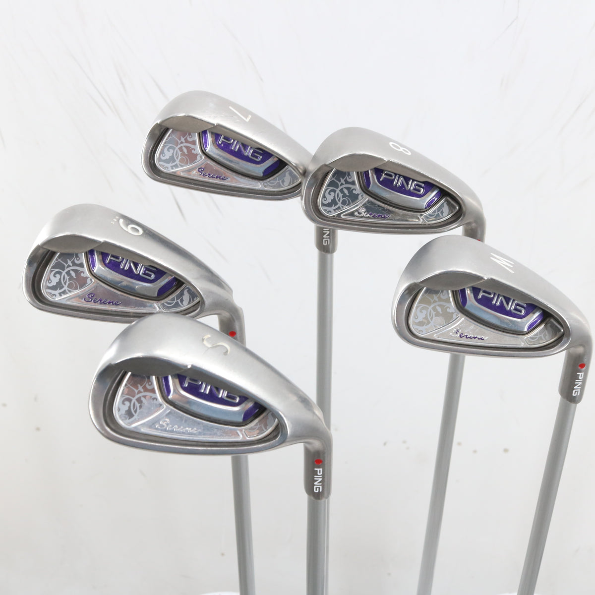 Ping Serene Iron Set 7-W,S Red Dot Graphite ULT 20 Womens Ladies Flex A-164805