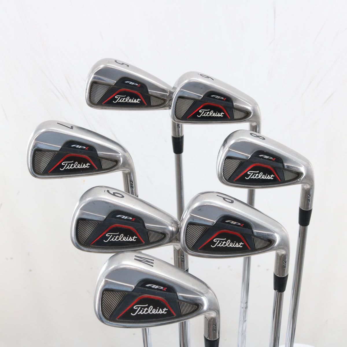 Titleist AP1 712 Iron Set 5-P,W Steel Dynalite Gold XP Stiff Right Hand A-164806