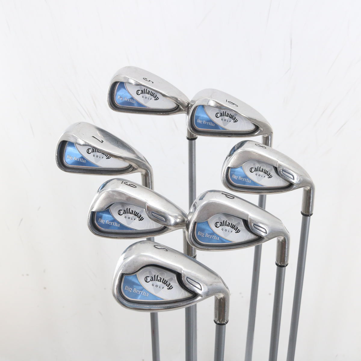 Callaway Big Bertha Iron Set 5-P,S Graphite Womens Ladies Right Hand A-164807