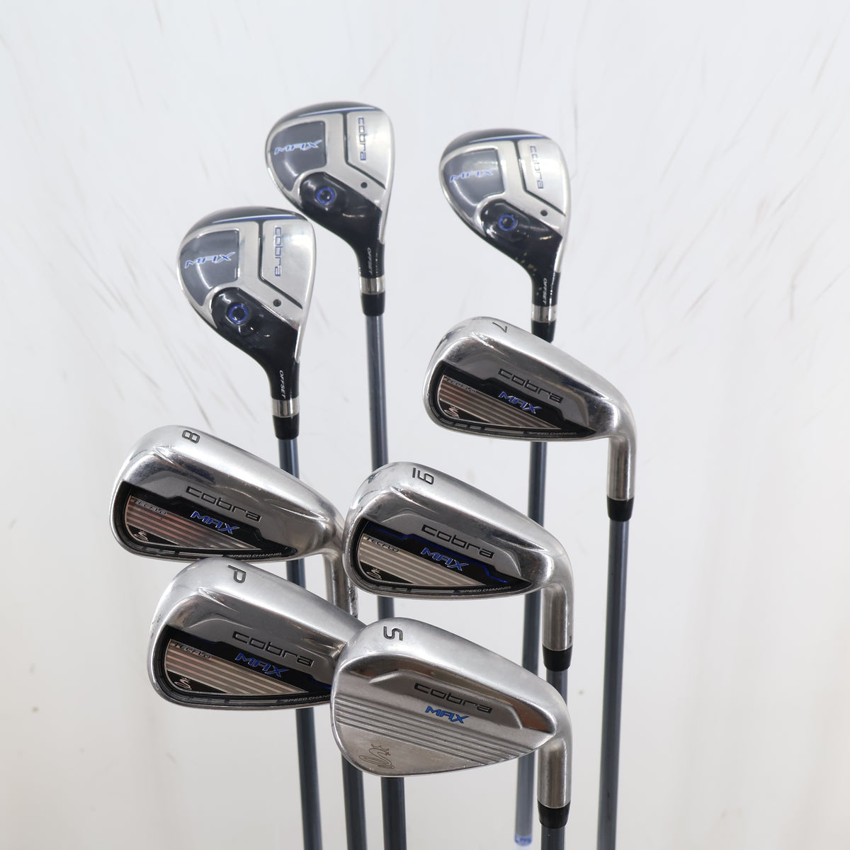Cobra Max Iron Set 4H,5H,6H, 7-P,S Graphite Senior Flex Right Hand A-164241