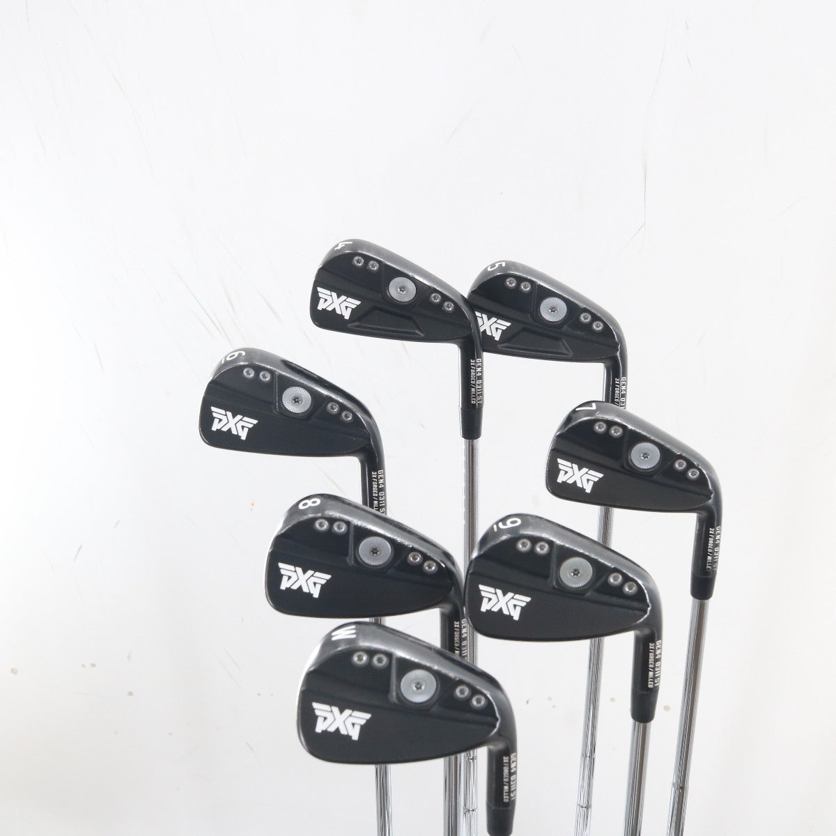PXG 0311 ST GEN4 Xtreme Dark Iron Set 4-W Steel True Temper Stiff Flex A-163753