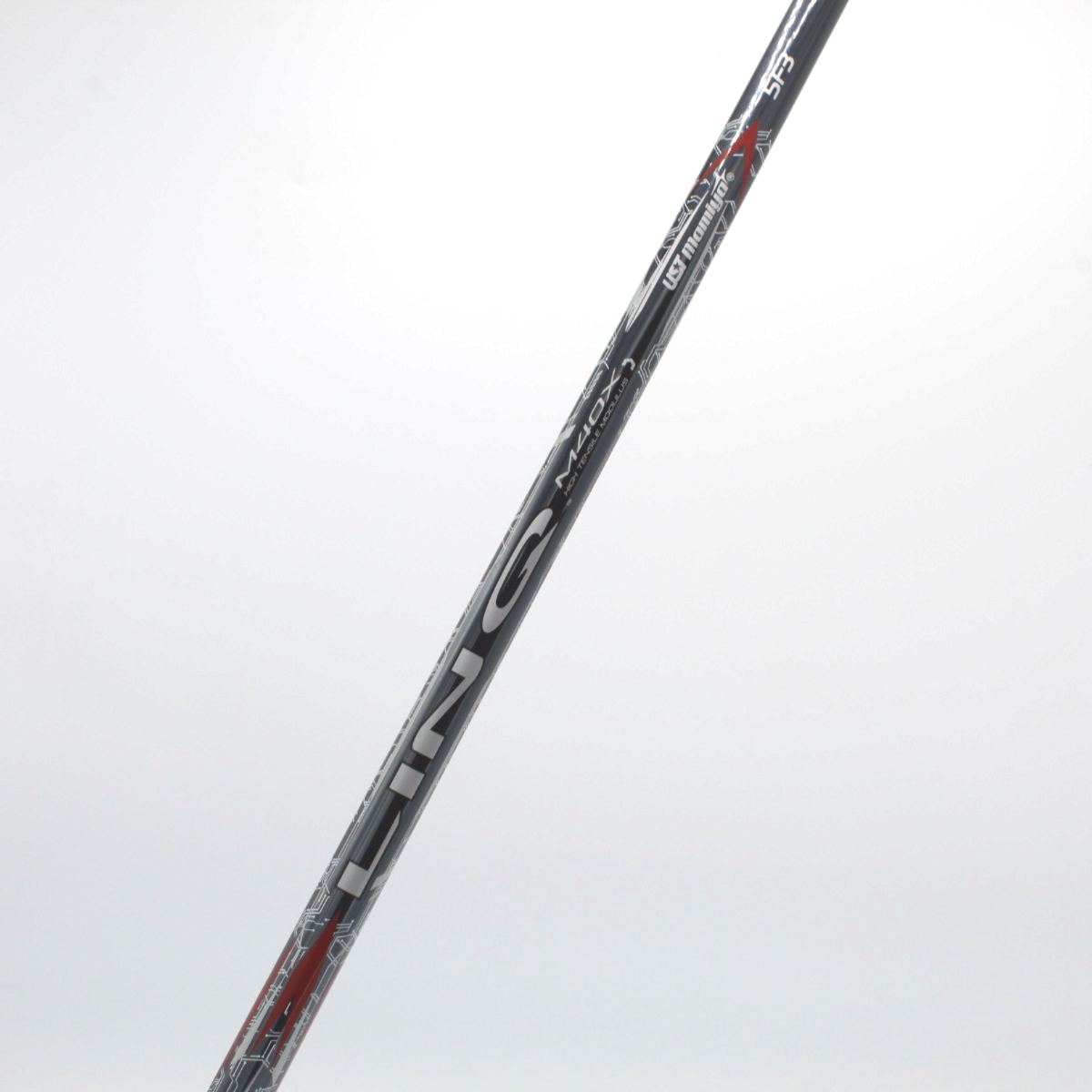 UST Mamiya LIN-Q 5F3 Red M40X Driver Shaft Regular Flex w/Cobra Adapter A-152953
