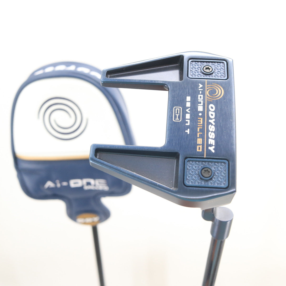 Odyssey Ai-One Milled Seven T CH Putter 35 Inches Navy Blue SL 90 Steel A-157897