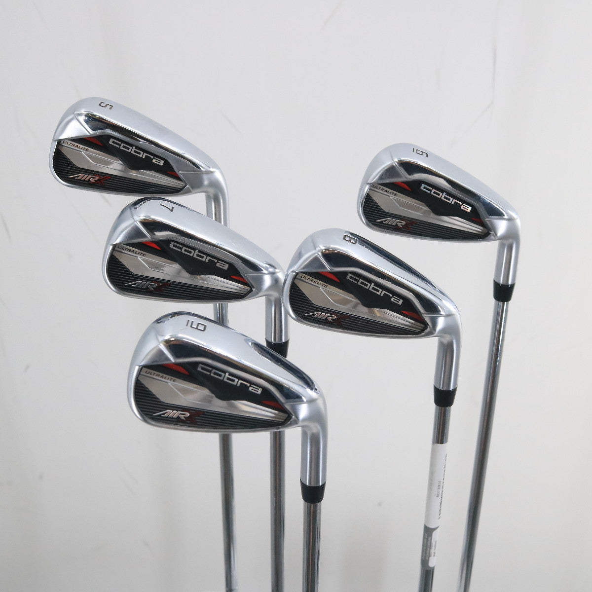 Cobra Air-X Iron Set 5-9 Steel Shaft Ultralite Regular Flex NO P Wedge A-159407