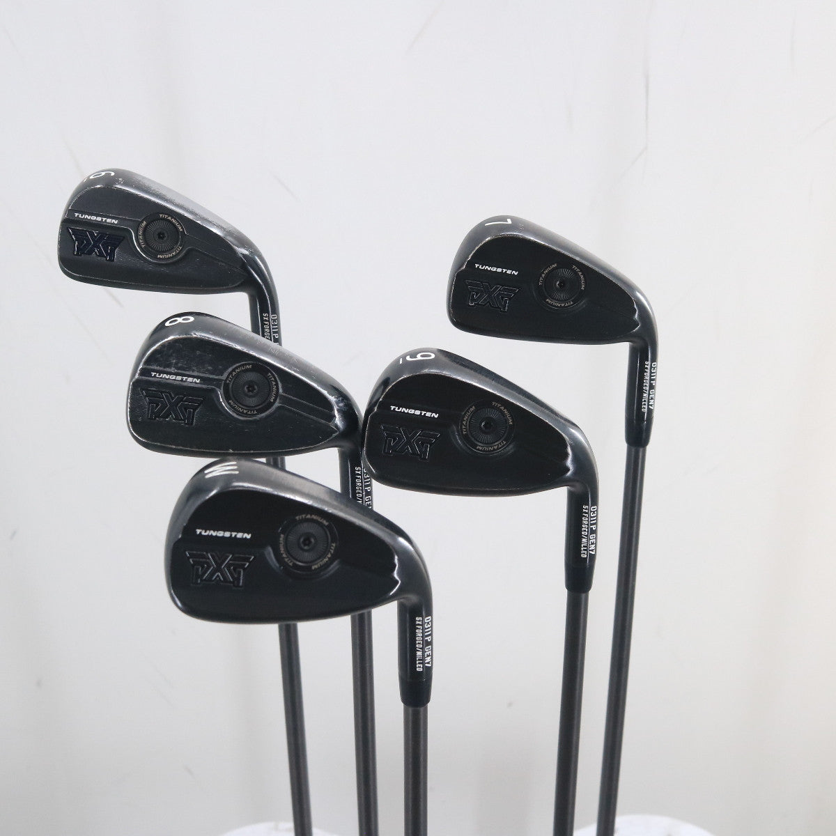 PXG 0311P GEN7 Black Iron Set 6-W Graphite Steelfiber Black Label Stiff A-159417