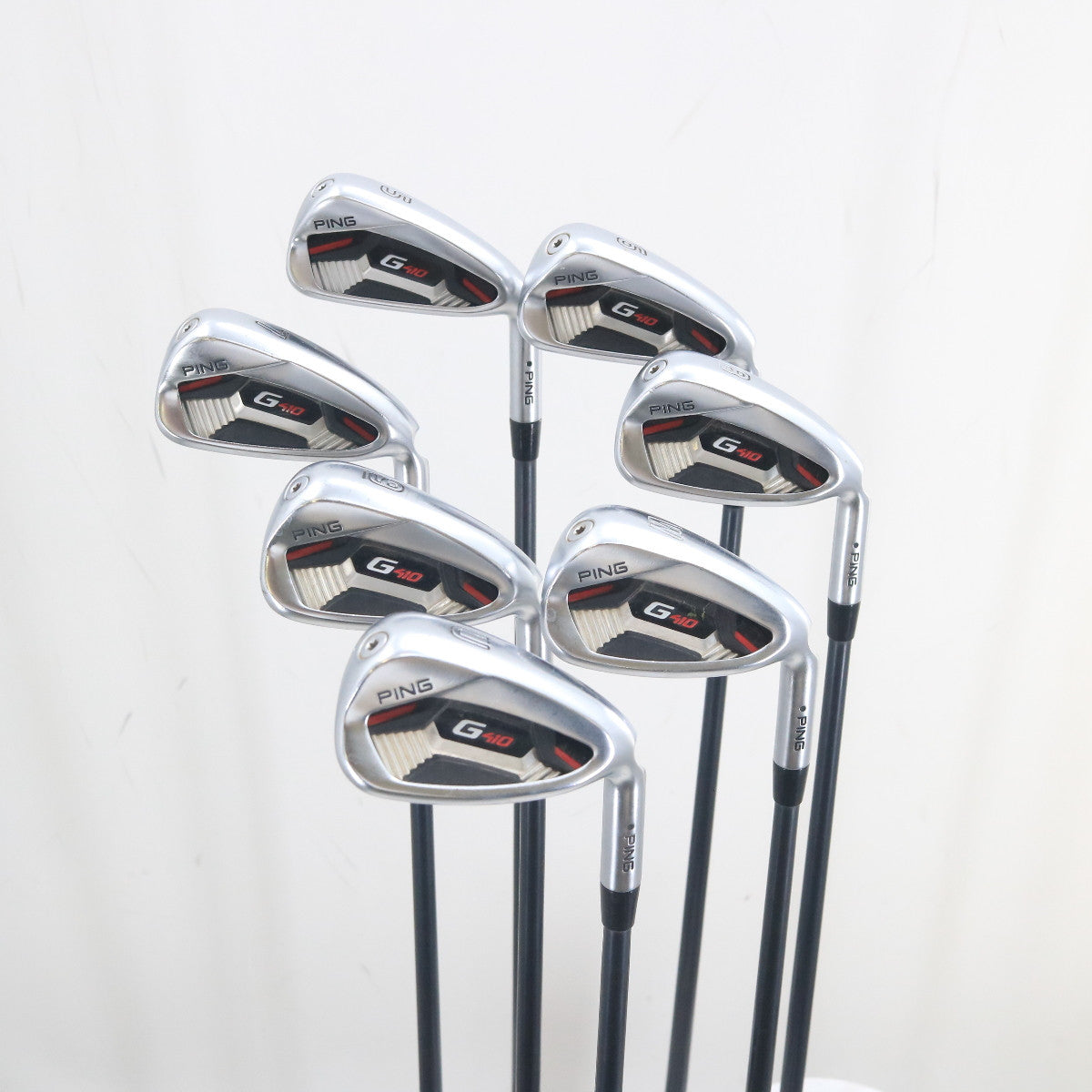 PING G410 Iron Set 5-W,U Black Dot Graphite Shaft ALTA CB Senior +1" A-159554