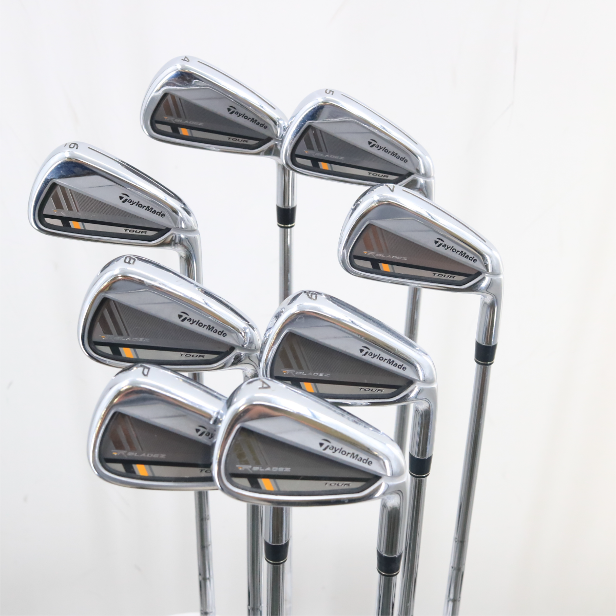 TaylorMade RBladez Tour Iron Set 4-P,A Steel KBS Shaft S Stiff Flex RH A-159787