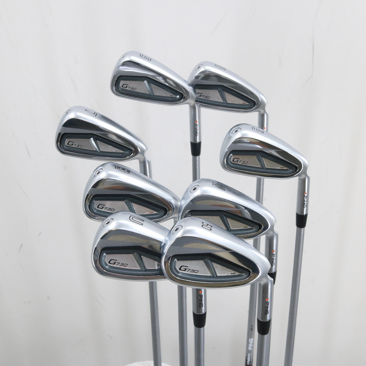 PING G730 Iron Set 5-W,U,W50 Orange Dot Graphite ALTA Quick Senior RH A-161329