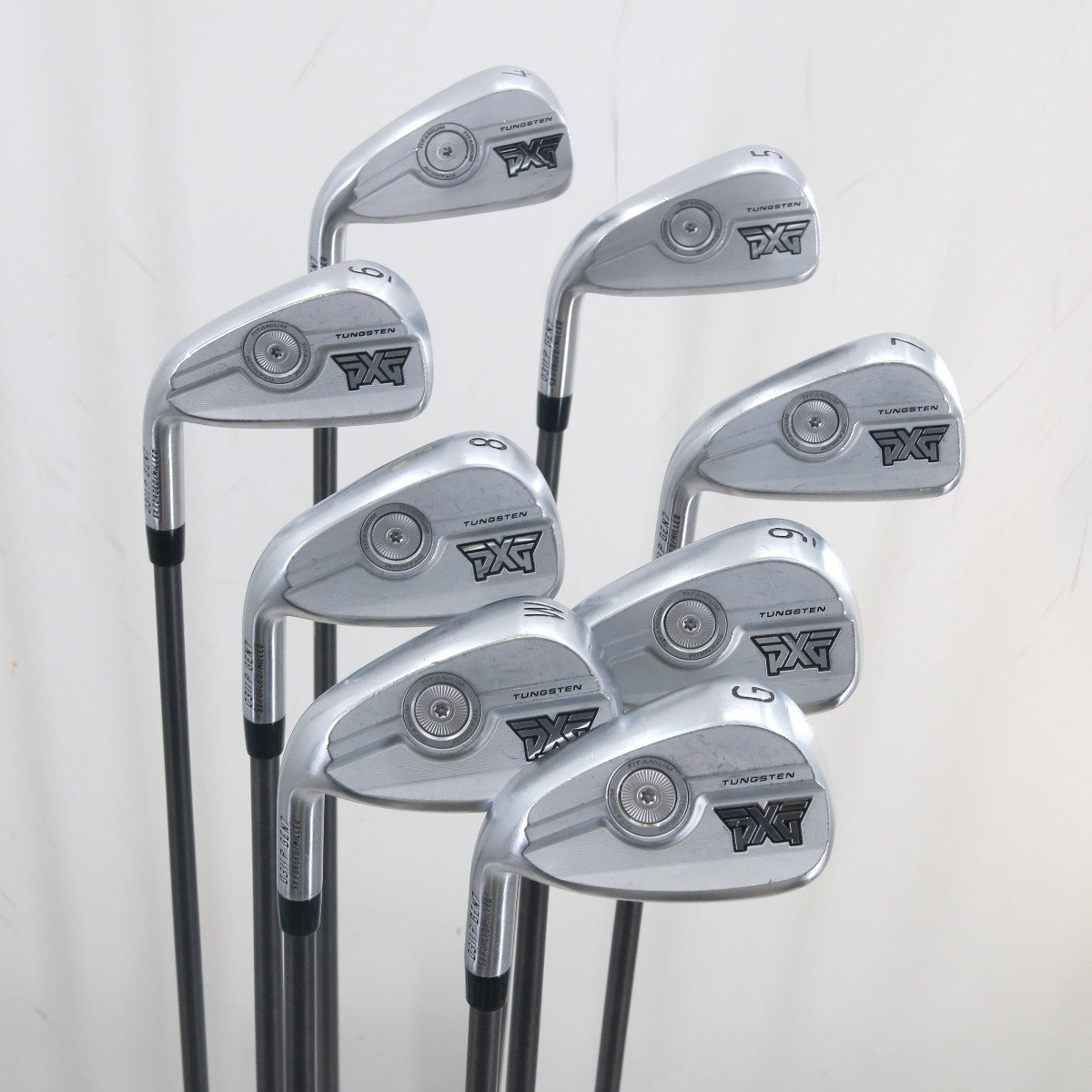 PXG 0311P GEN7 Chrome Iron Set 4-W,G Steelfiber i95 Black Label Stiff LH A-161332