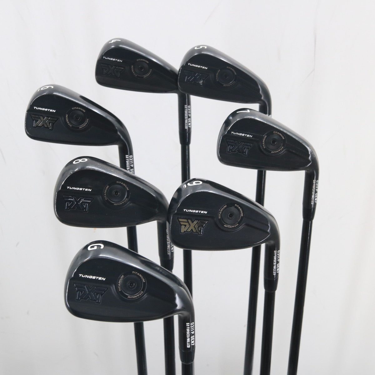 PXG 0311P GEN7 Black Iron Set 4-9,G Graphite MMT Stiff Flex (No PW) A-161361