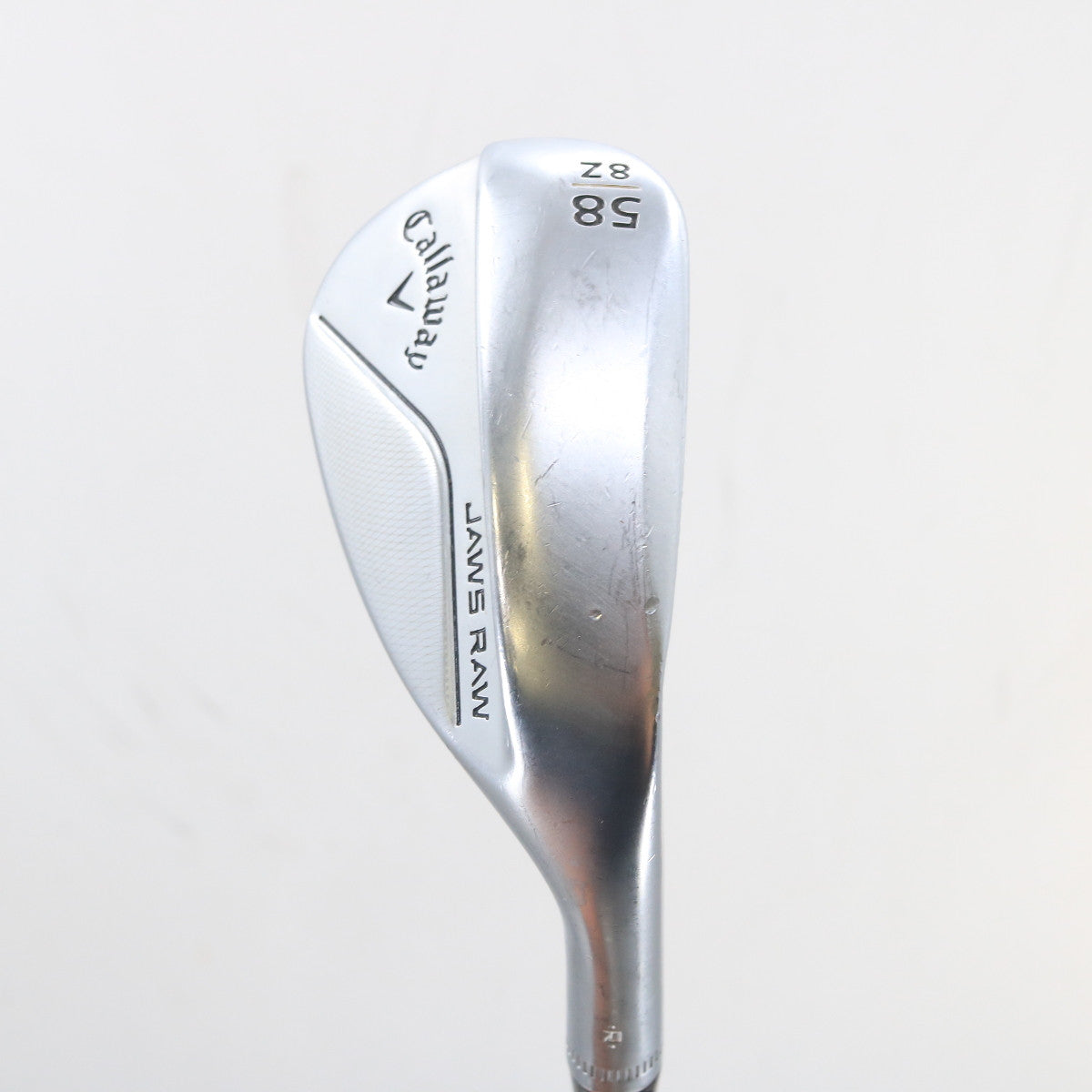 Callaway Jaws Raw Chrome Lob Wedge 58 Deg 58.8Z Dynamic Gold Steel RH A-161553