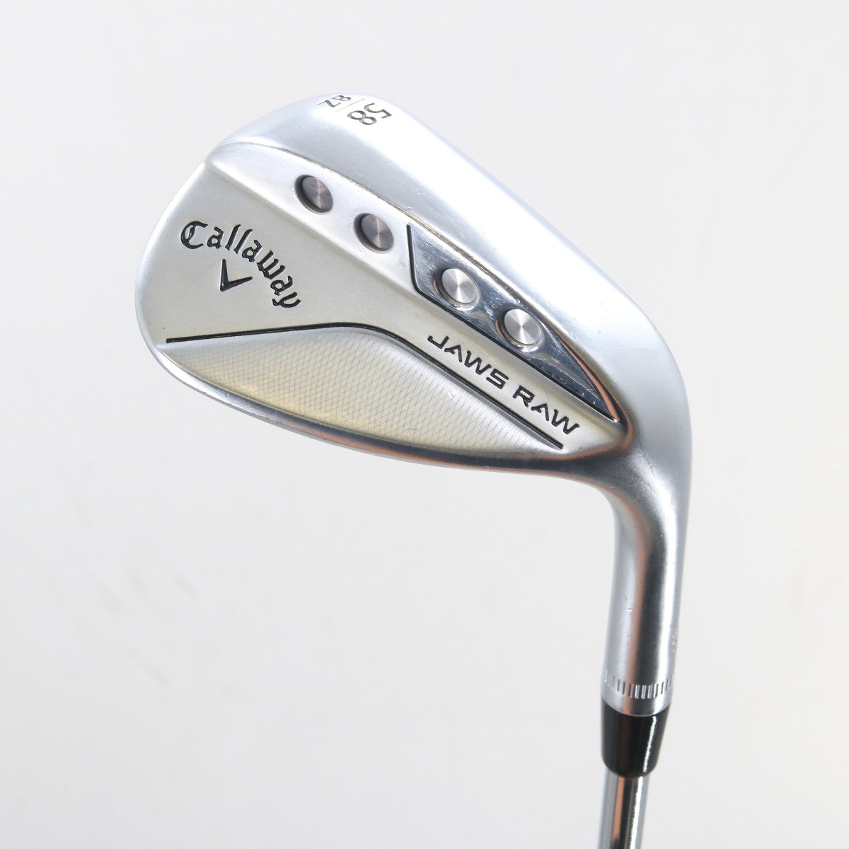 Callaway Jaws Raw Chrome Lob Wedge 58 Deg 58.8Z Dynamic Gold Steel RH A-161553