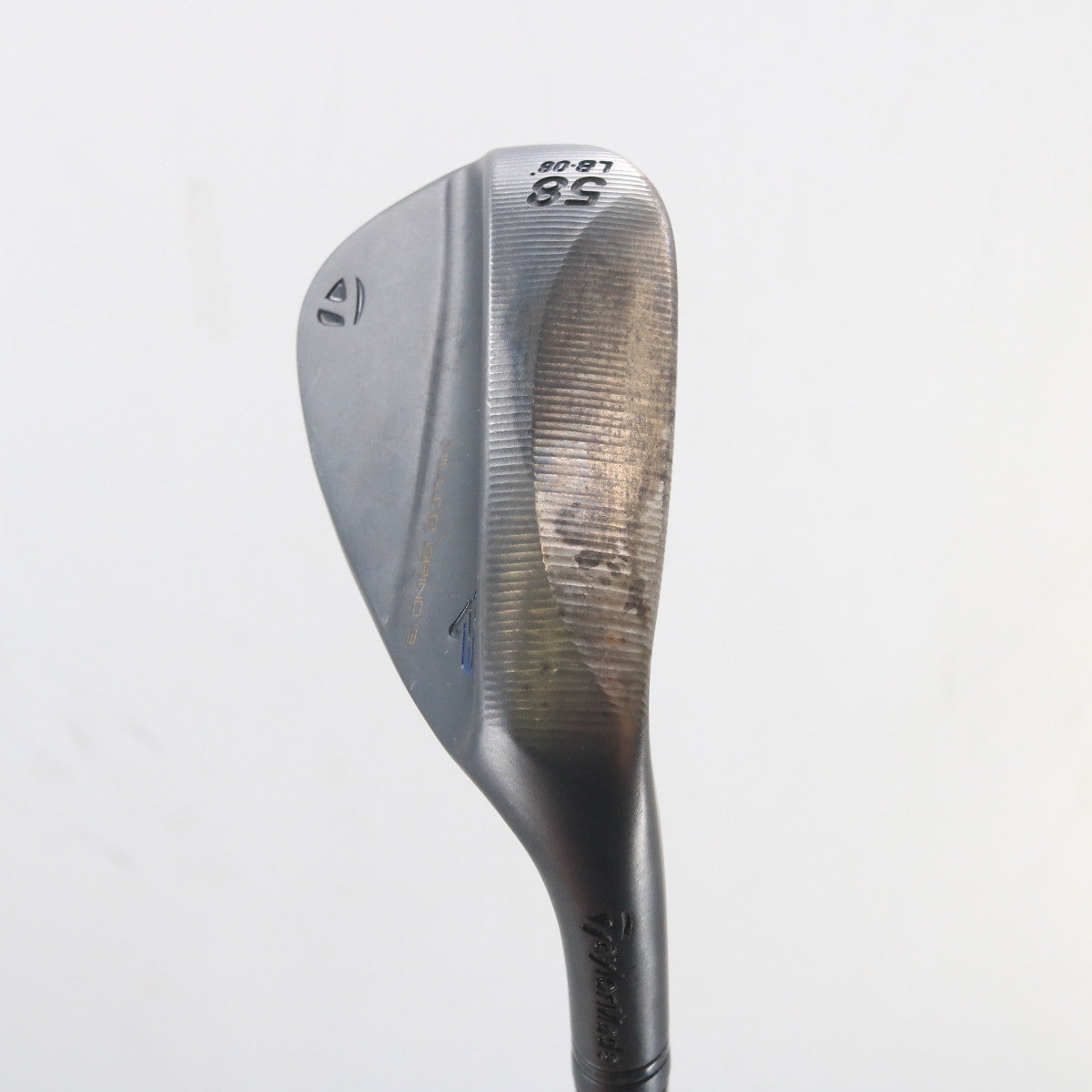 TaylorMade Milled Grind 3 Raw Black Wedge 58 Deg 58.08 LB Steel Regular A-161557