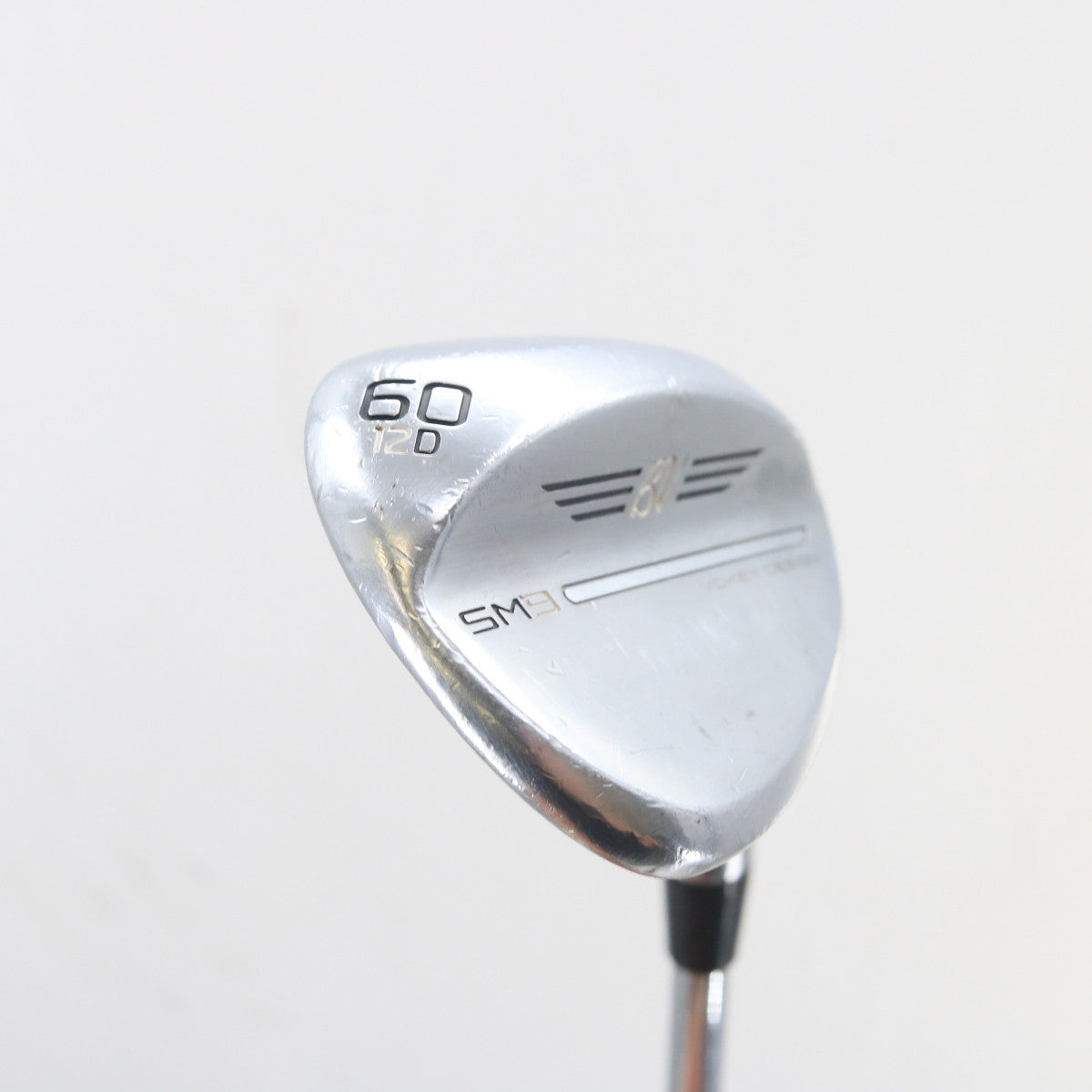 Titleist Vokey SM9 Tour Chrome Lob Wedge 60 Deg 60.12 D-Grind Steel RH A-161560
