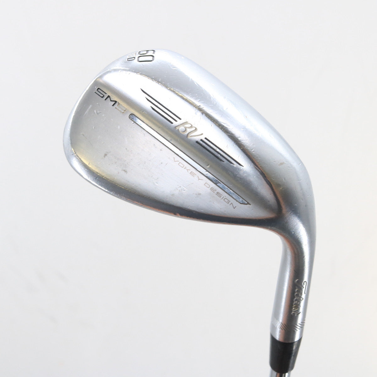 Titleist Vokey SM9 Tour Chrome Lob Wedge 60 Deg 60.12 D-Grind Steel RH A-161560