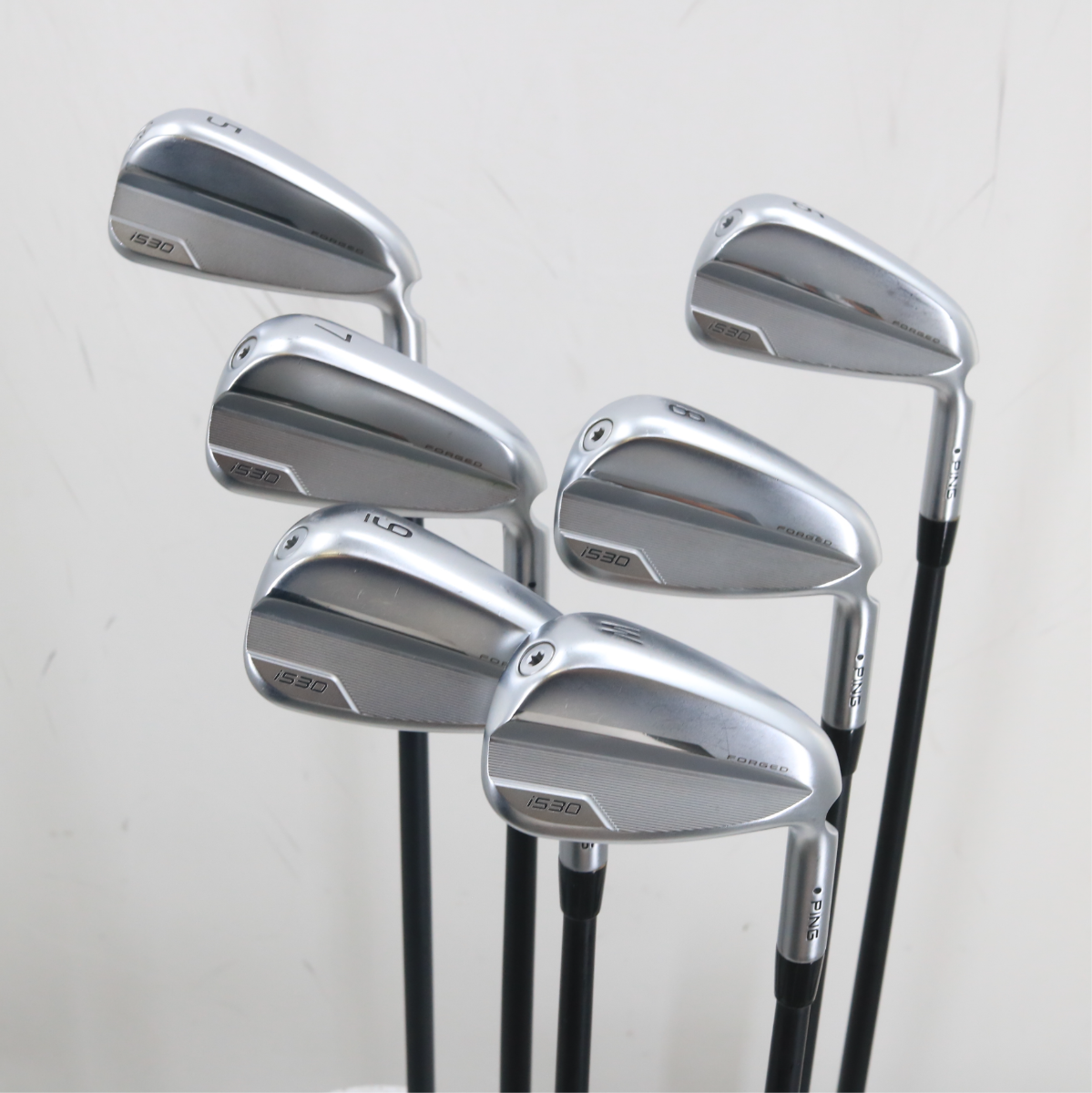 PING i530 Iron Set 5-W Black Dot Graphite ALTA CB Stiff Flex Right-Hand A-161598