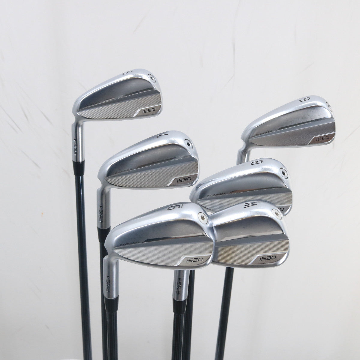 PING i530 Iron Set 5-W Black Dot Graphite UST Recoil F5 X-Stiff LH A-161599