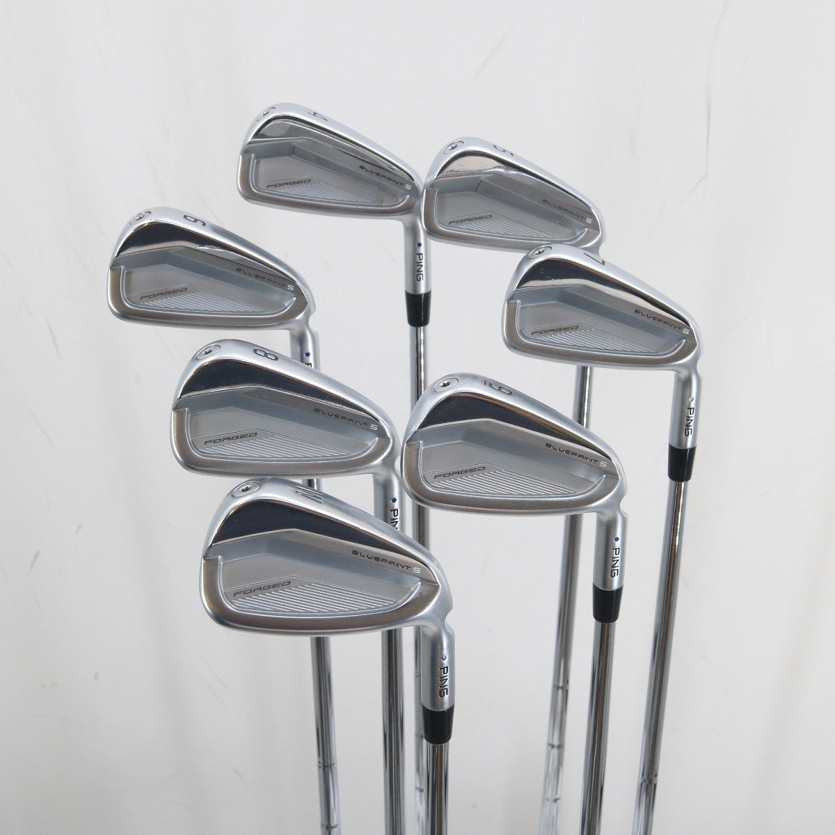 Ping Blueprint S Iron Set 4-W Blue Dot Steel Dynamic Gold Stiff Flex RH A-161601