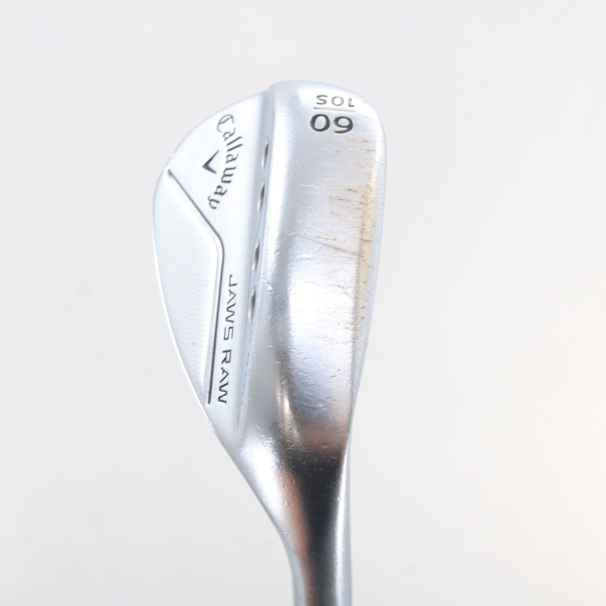 Callaway Jaws Raw Chrome Lob Wedge 60 Deg 60.10S Steel Dynamic Gold RH A-161893