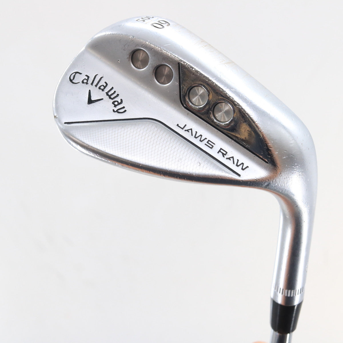 Callaway Jaws Raw Chrome Lob Wedge 60 Deg 60.10S Steel Dynamic Gold RH A-161893