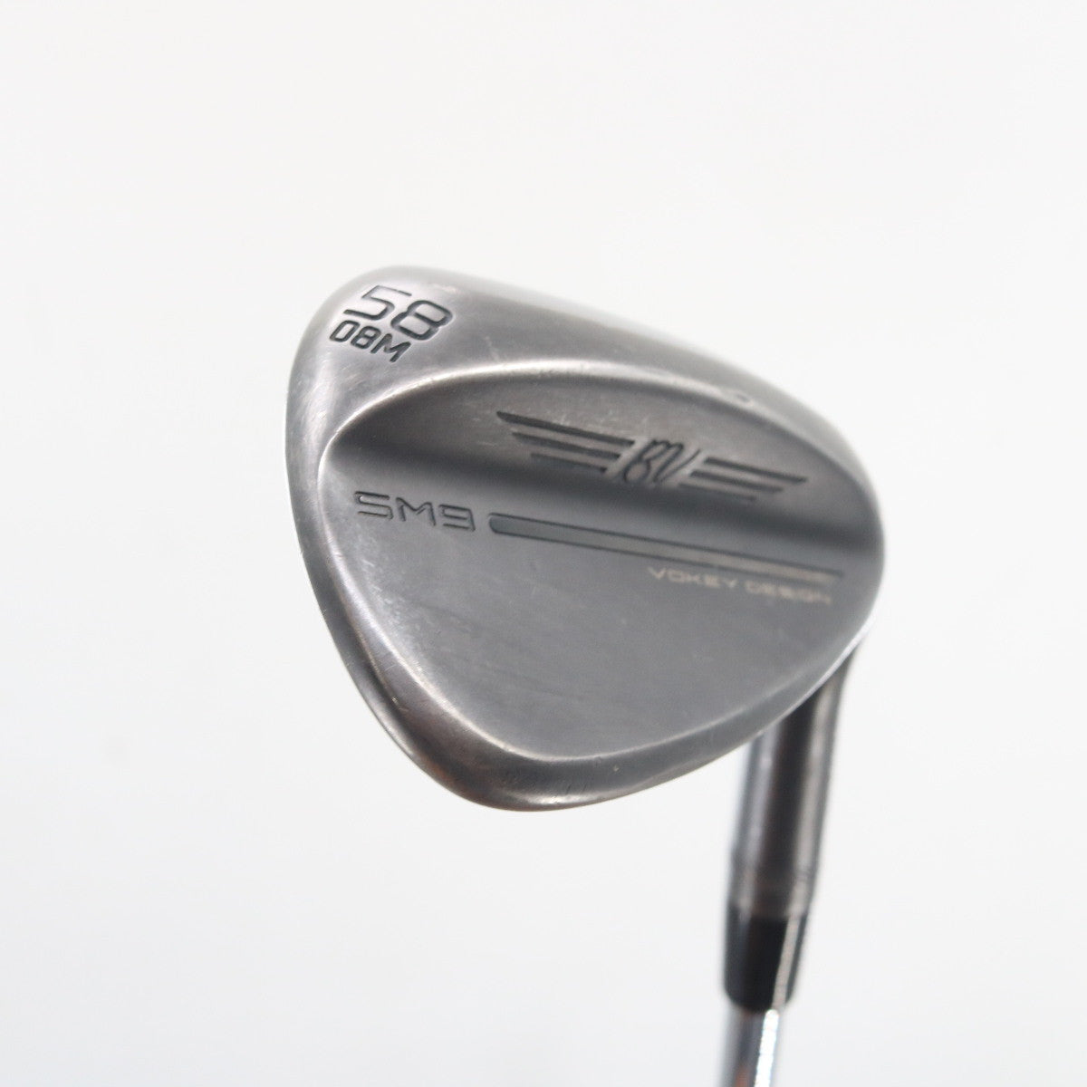 Titleist Vokey SM9 Jet Black LW Lob Wedge 58 Deg 58.08 M-Grind Steel RH A-162553