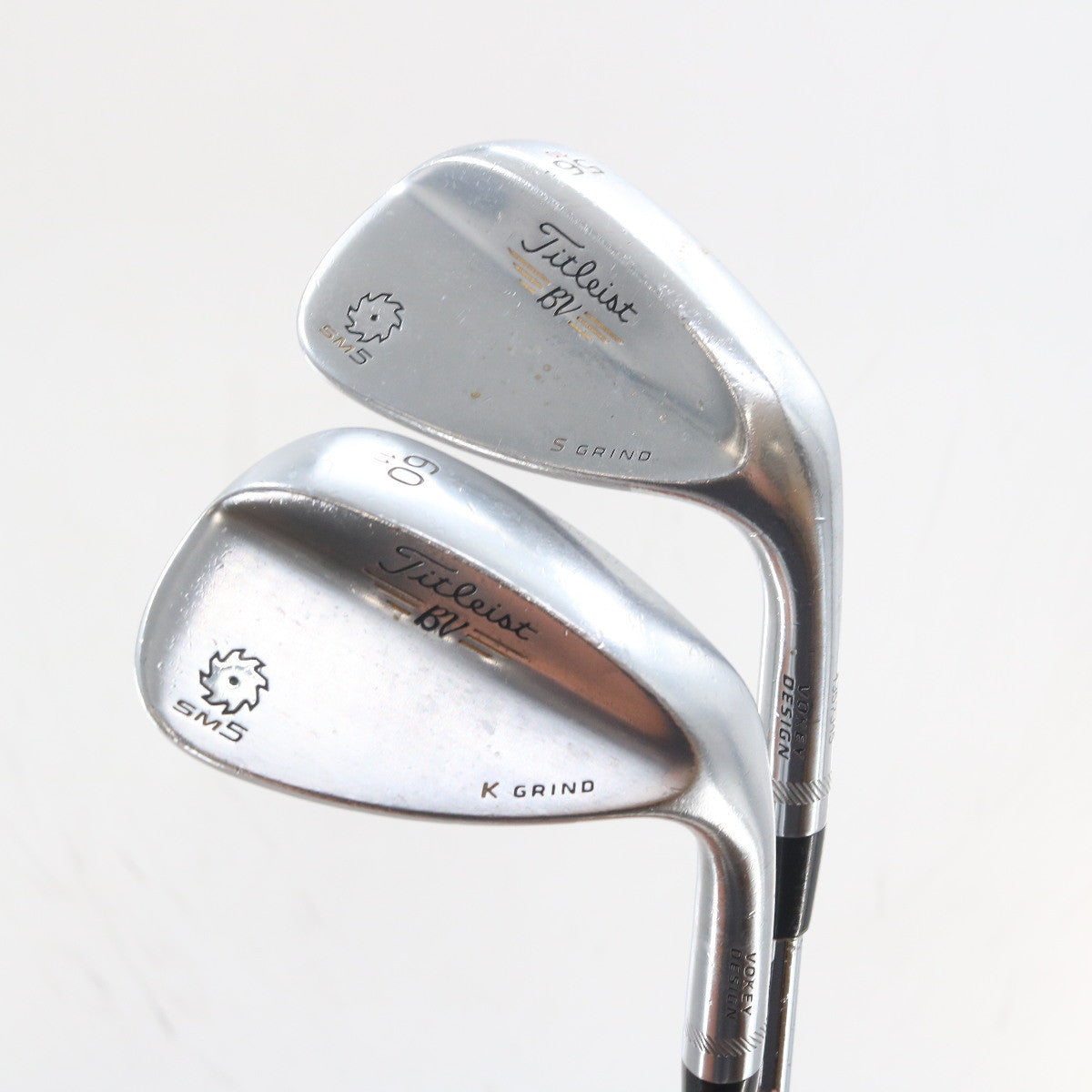 Titleist Vokey SM5 Tour Chrome Sand & Lob Wedge Set 56.10 & 60.11 Deg A-163410