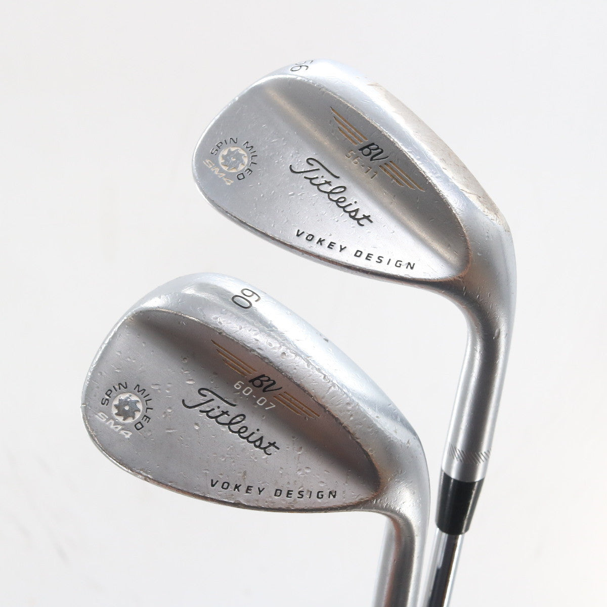Titleist Vokey SM4 Tour Chrome Sand & Lob Wedge Set 56.11 & 60.07 Deg A-163417
