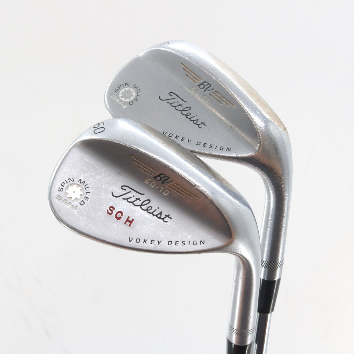 Titleist Vokey SM4 Tour Chrome Sand & Lob Wedge Set 56.11 & 60.10 Deg A-163418
