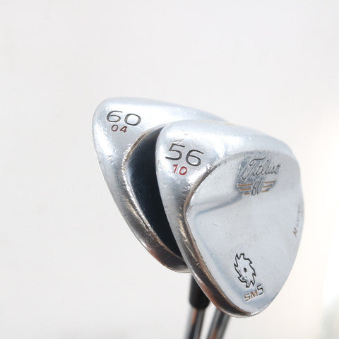 Titleist Vokey SM5 Tour Chrome Sand & Lob Wedge Set 56.10 & 60.04 Deg A-163422