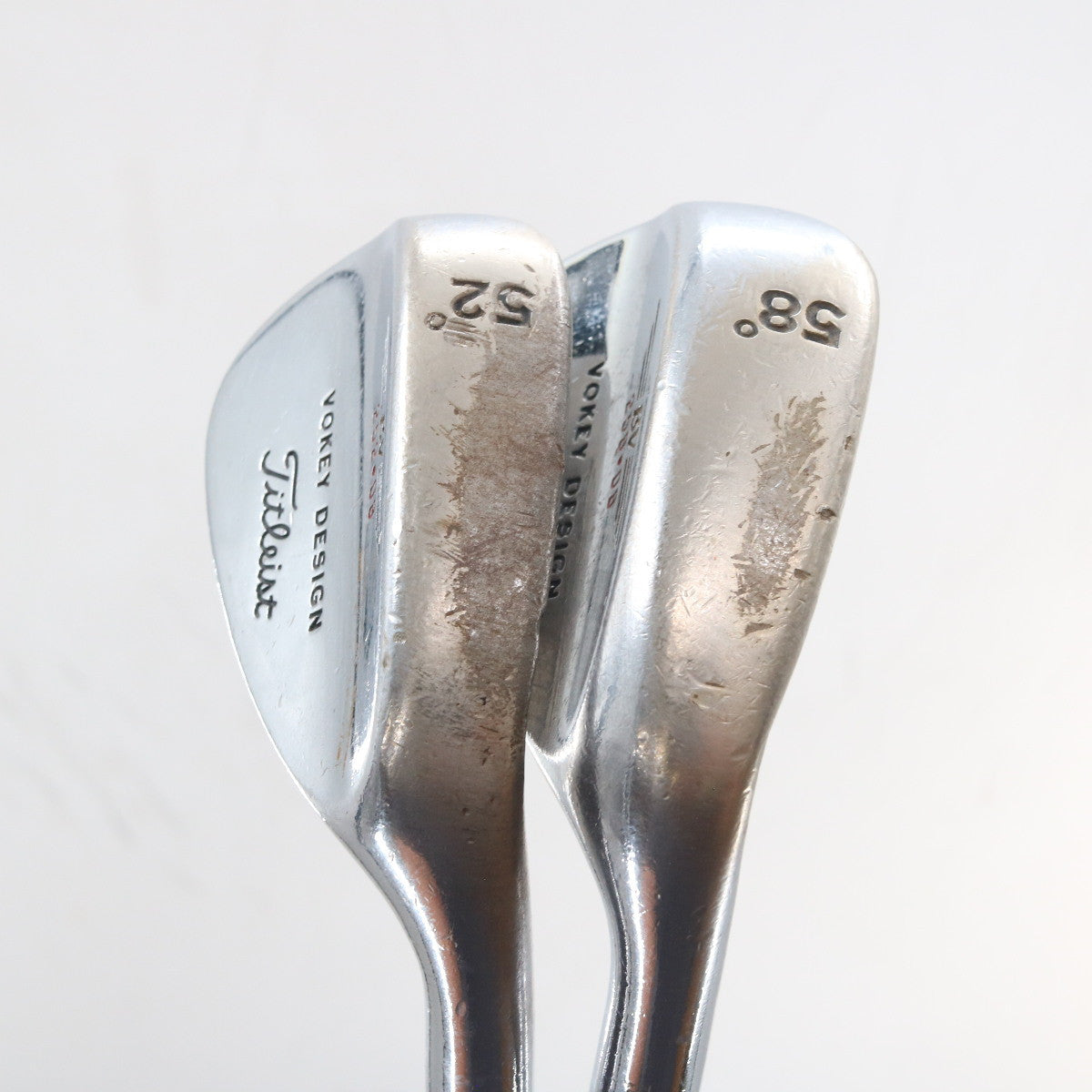 Titleist Vokey Tour Chrome 200 Series Wedge Set 52.08 & 58.08 Deg Steel A-163457