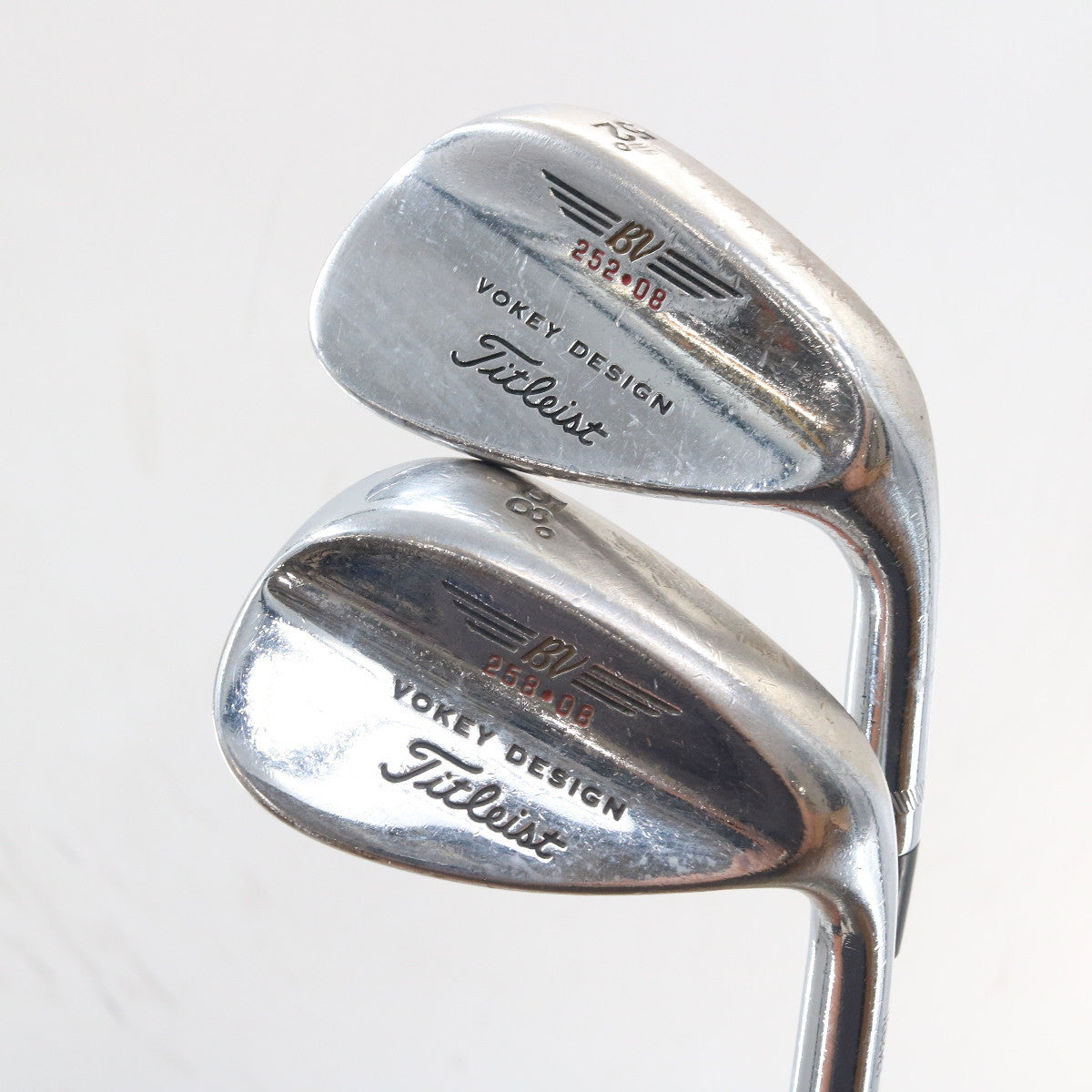 Titleist Vokey Tour Chrome 200 Series Wedge Set 52.08 & 58.08 Deg Steel A-163457