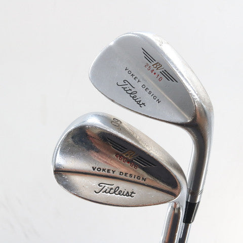 Titleist Vokey Tour Chrome 200 Series Wedge Set 54.10 & 60.08 Deg Steel A-163458