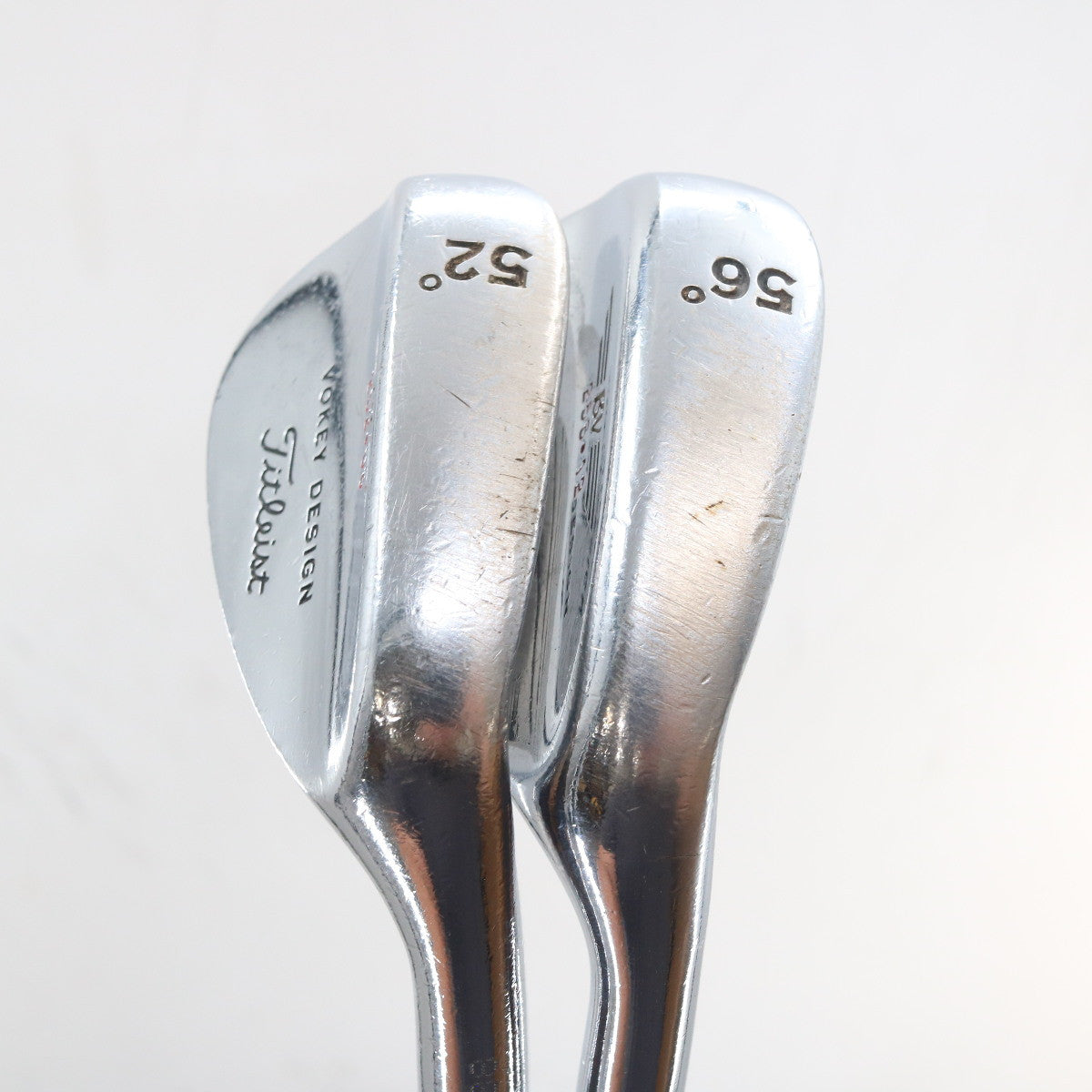 Titleist Vokey Tour Chrome 200 Series Wedge Set 52.08 & 56.12 Deg Steel A-163459