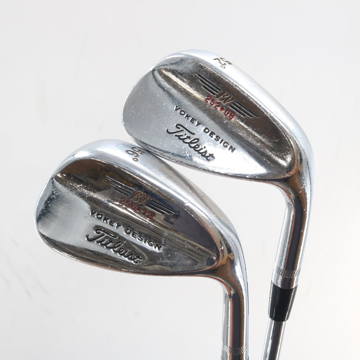 Titleist Vokey Tour Chrome 200 Series Wedge Set 52.08 & 56.12 Deg Steel A-163459