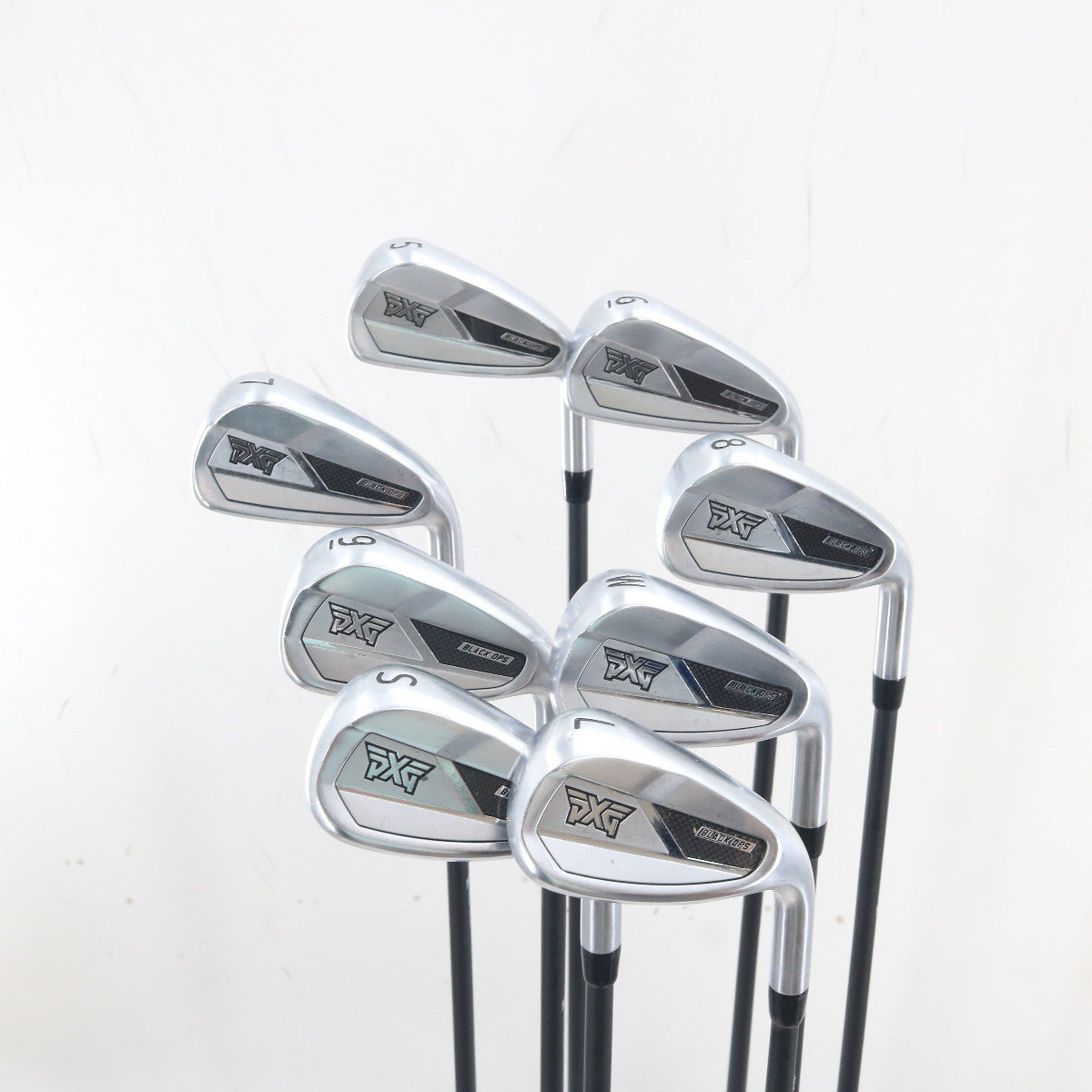 PXG Black Ops Chrome Iron Set 5-W,S,L Graphite MMT 70 R Regular Flex A-163755