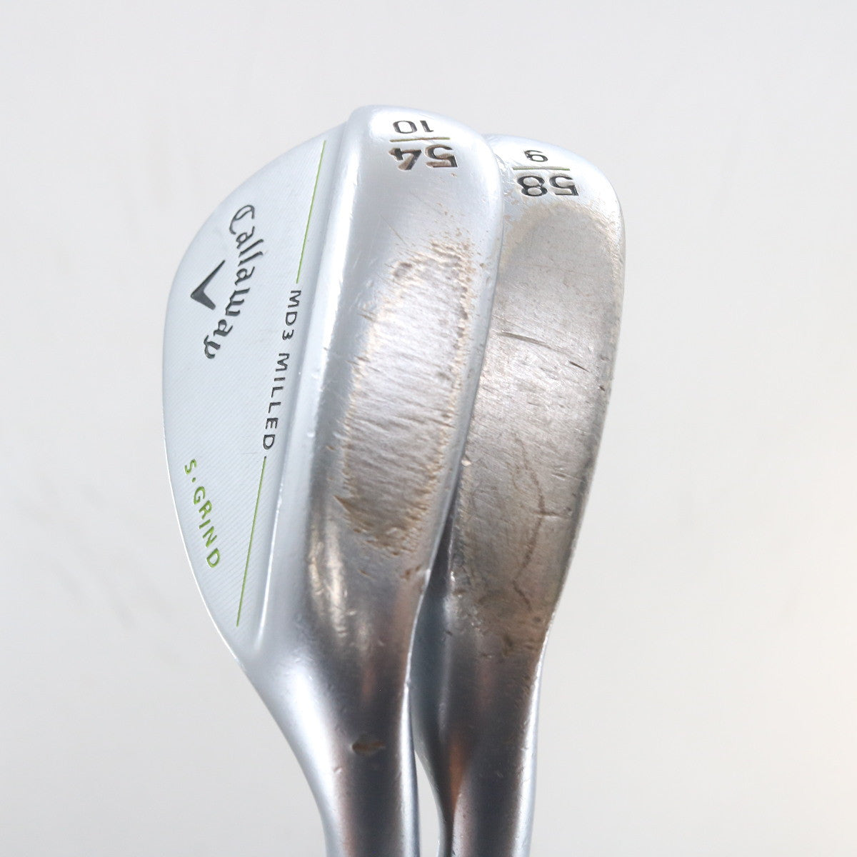 Callaway MD3 Milled Chrome Sand & Lob Wedge Set 54.10 & 58.9 Steel Shaft A-163765