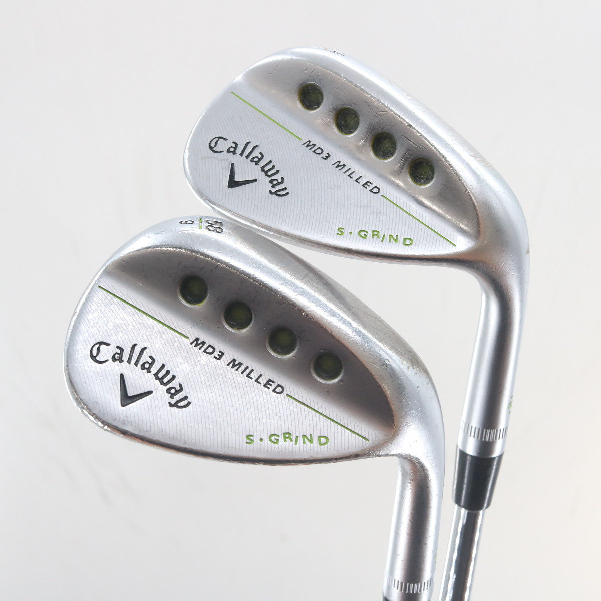 Callaway MD3 Milled Chrome Sand & Lob Wedge Set 54.10 & 58.9 Steel Shaft A-163765