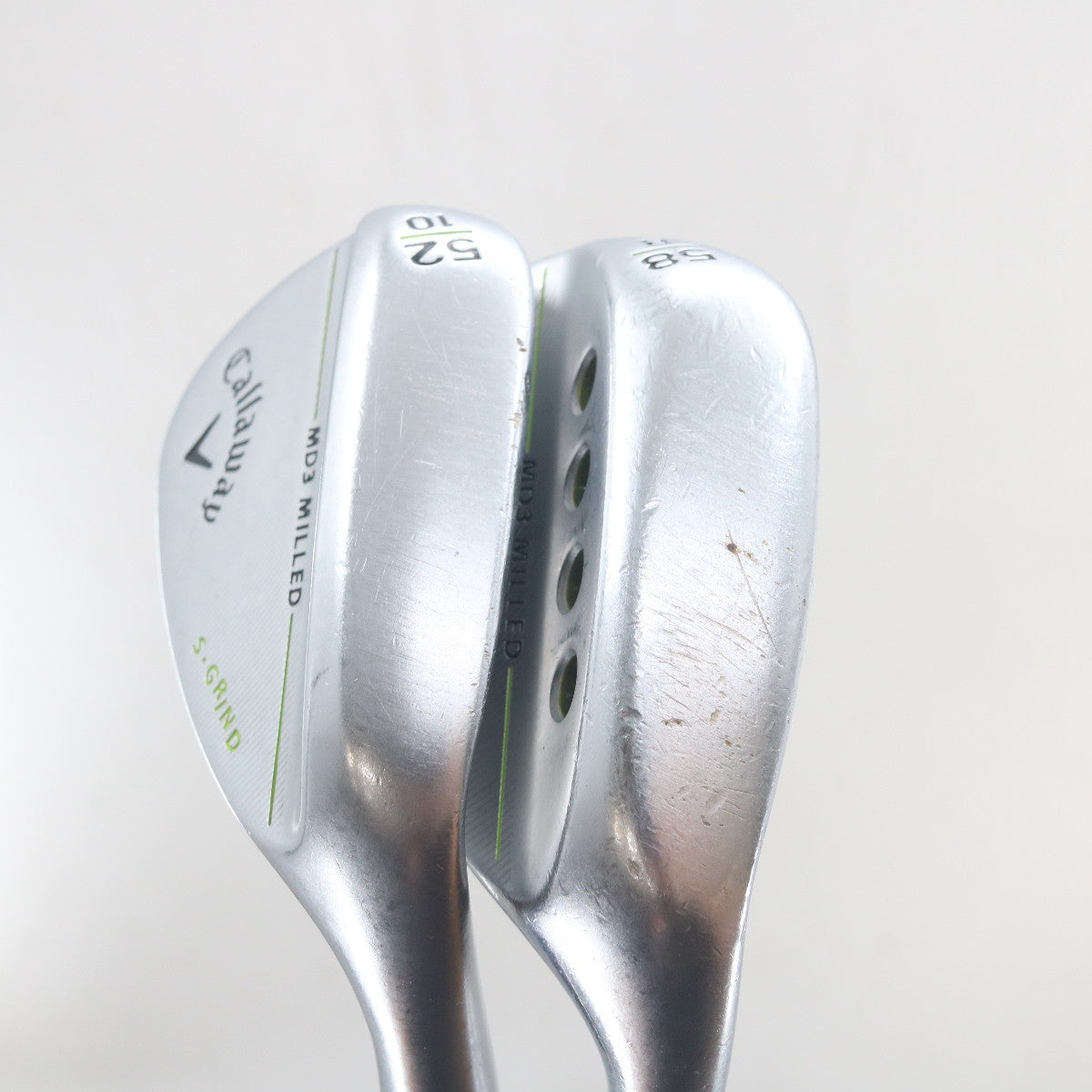 Callaway MD3 Milled Chrome Gap & Lob Wedge Set 52.10 & 58.8 Steel A-163769