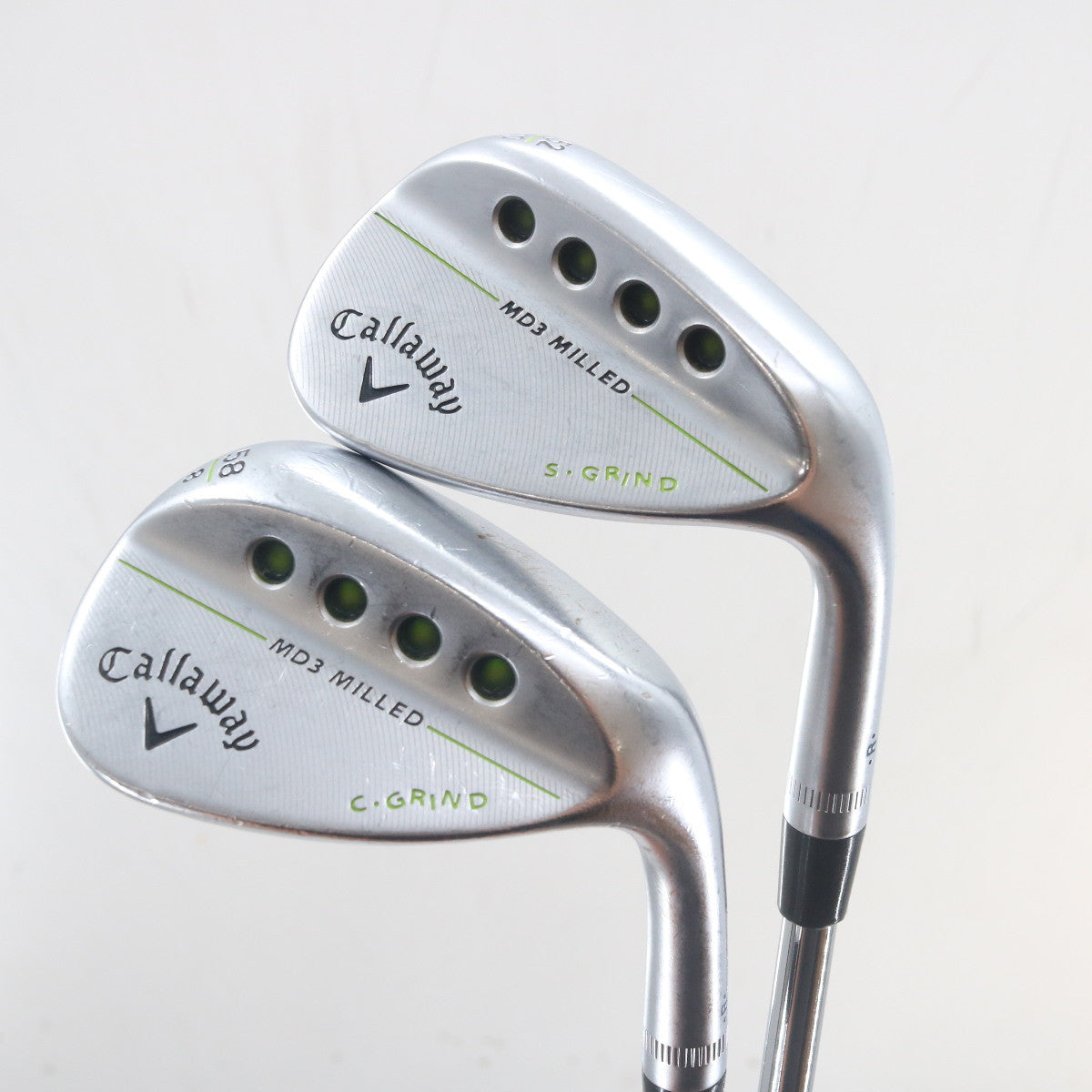 Callaway MD3 Milled Chrome Gap & Lob Wedge Set 52.10 & 58.8 Steel A-163769