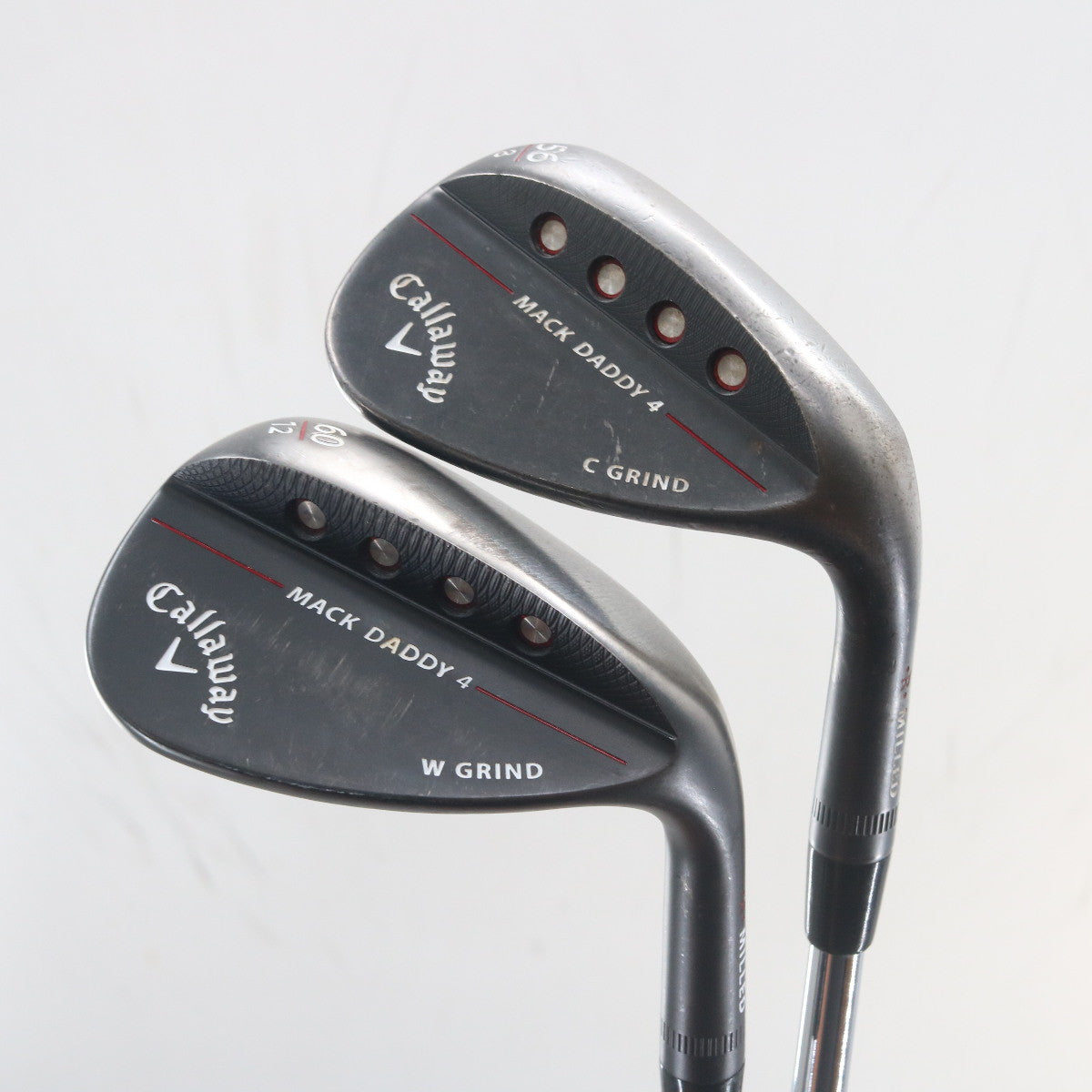 Callaway Mack Daddy 4 Matte Black Sand & Lob Wedge Set 56 & 60 Steel A-163773