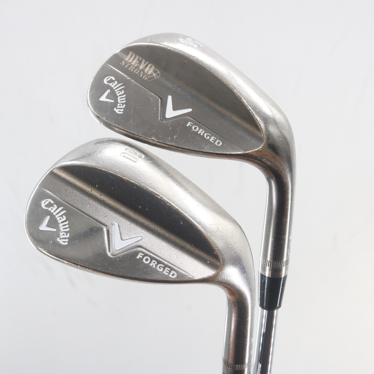 Callaway Forged Dark Chrome Sand & Lob Wedge Set 56.11 & 60.9 Deg Steel A-163775